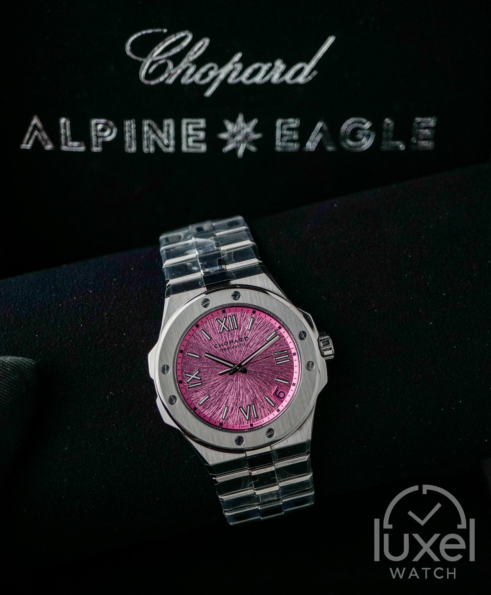 Alpine Eagle 41mm Stainless Steel Pink Dial Watch 298600-3022