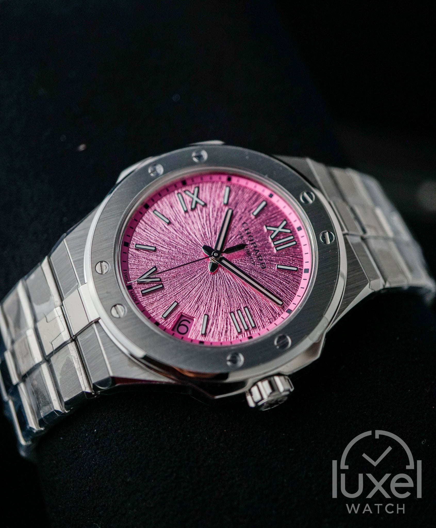 Alpine Eagle 41mm Stainless Steel Pink Dial Watch 298600-3022
