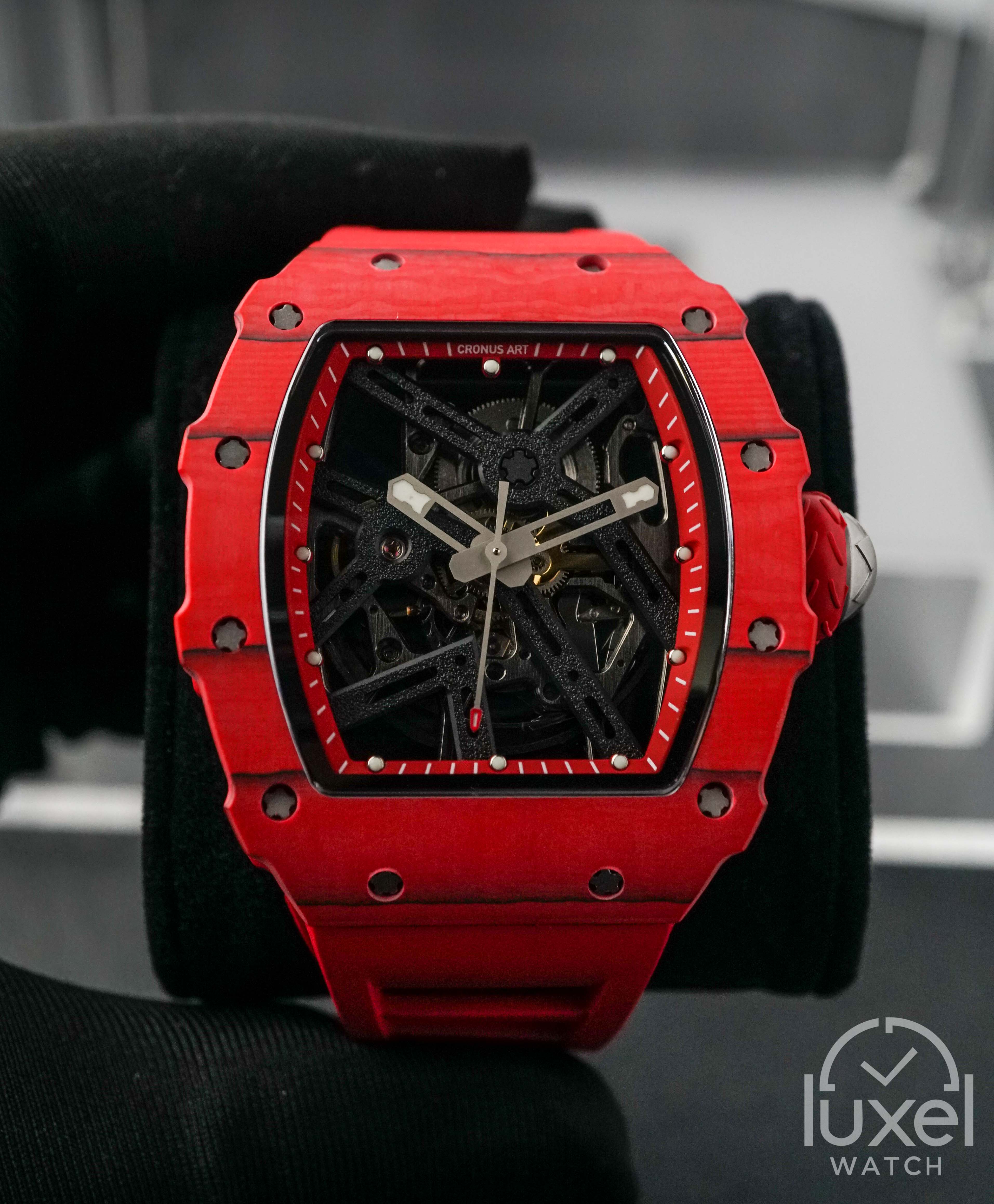 conus art Red Silverstone 50mm x 42mm Red NTPT Carbon Case CM002-12A