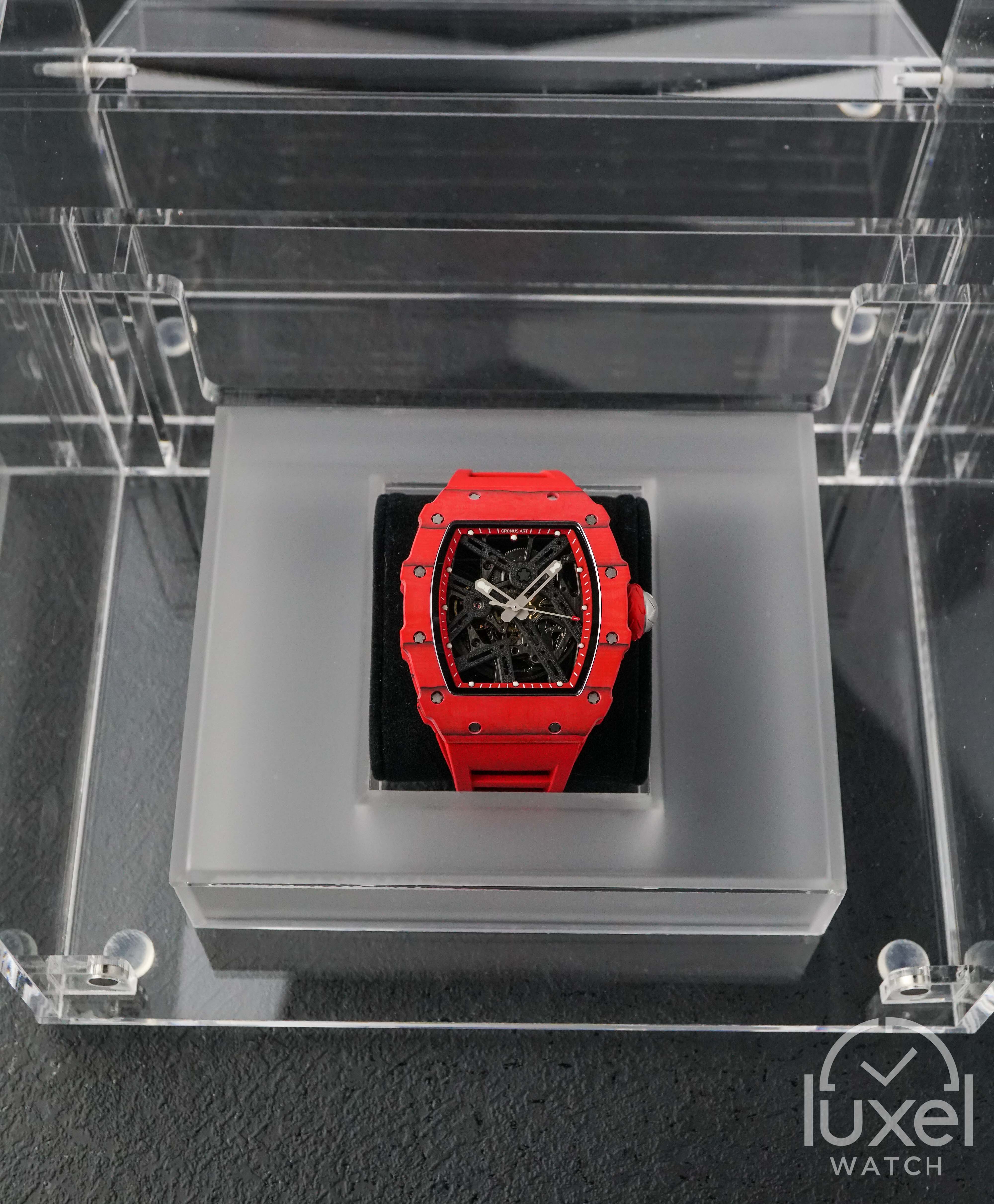 conus art Red Silverstone 50mm x 42mm Red NTPT Carbon Case CM002-12A