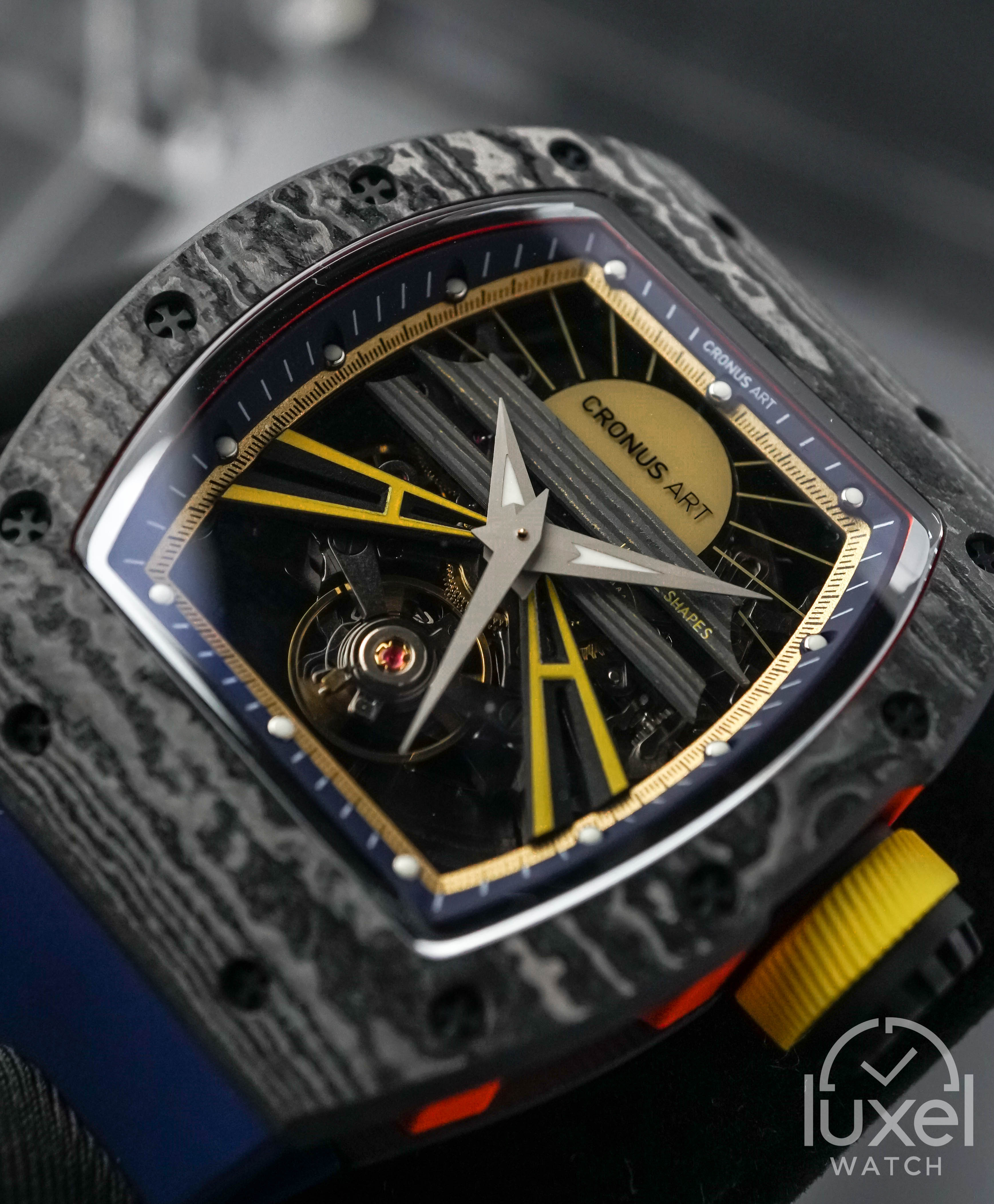 NTPT Carbon Fiber Case Sunrise Dial CM36-001