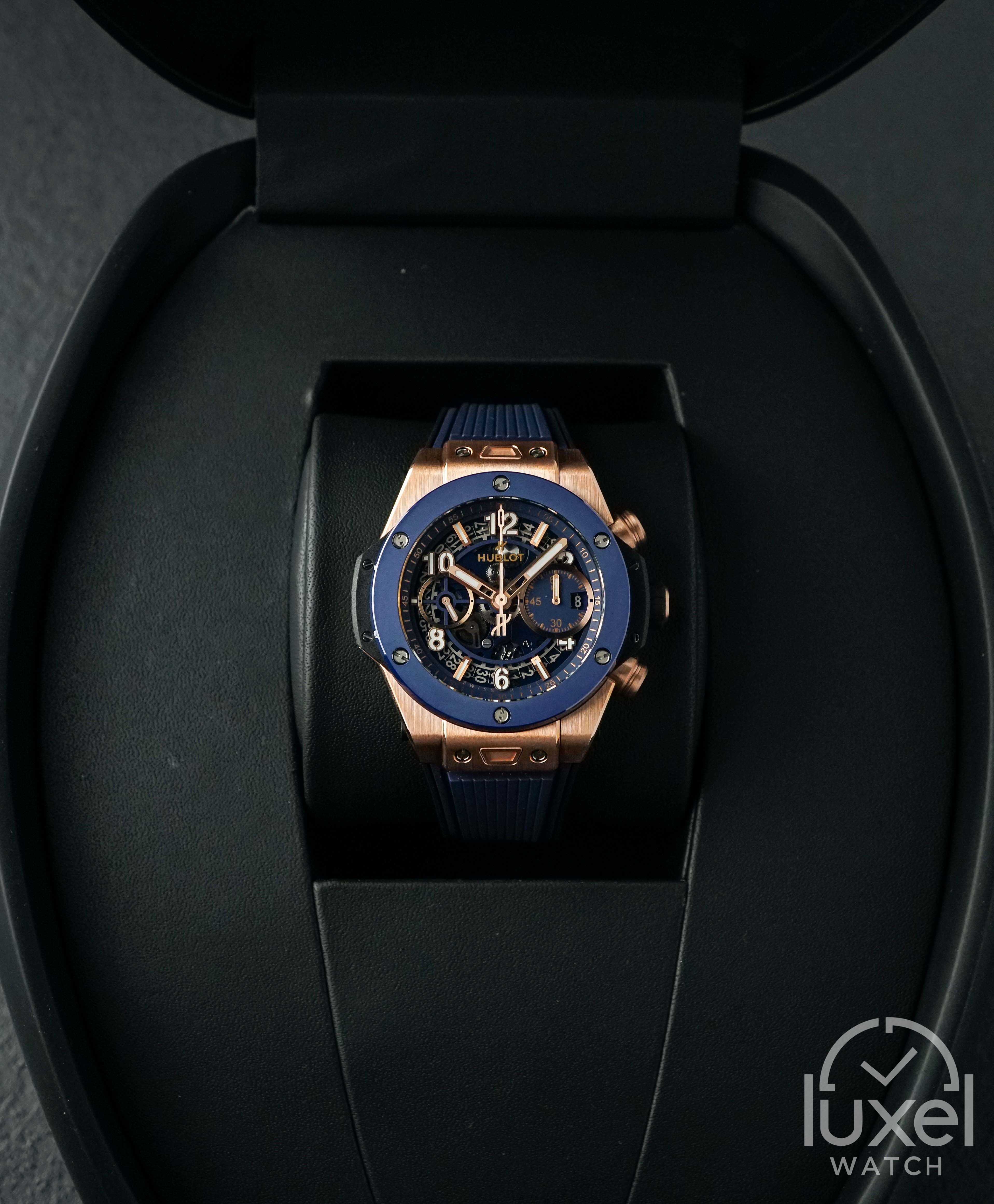 hublot Big Bang Unico King Gold Blue Ceramic 441.OL.5181.RX