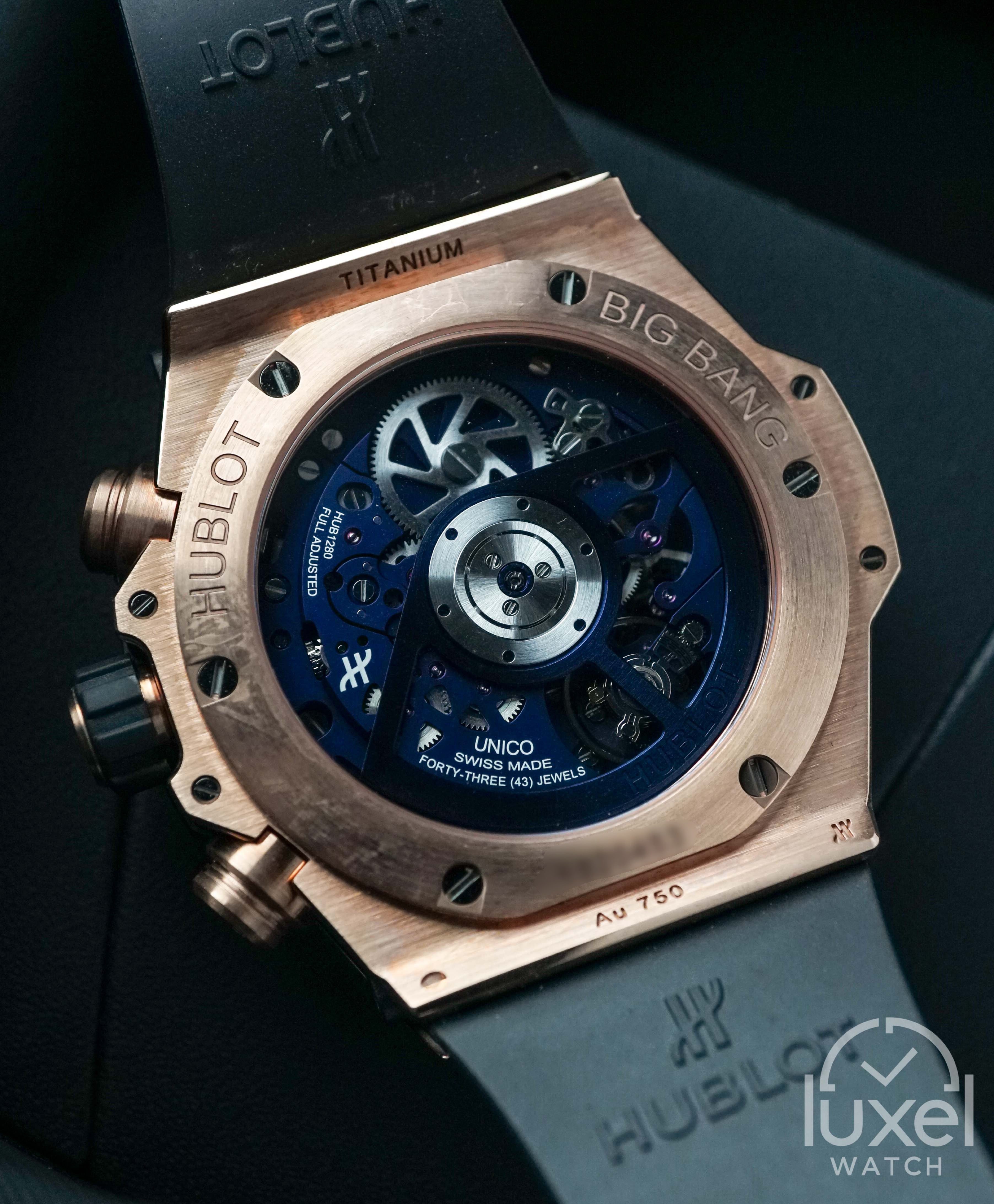 hublot Big Bang Unico King Gold Blue Ceramic 441.OL.5181.RX