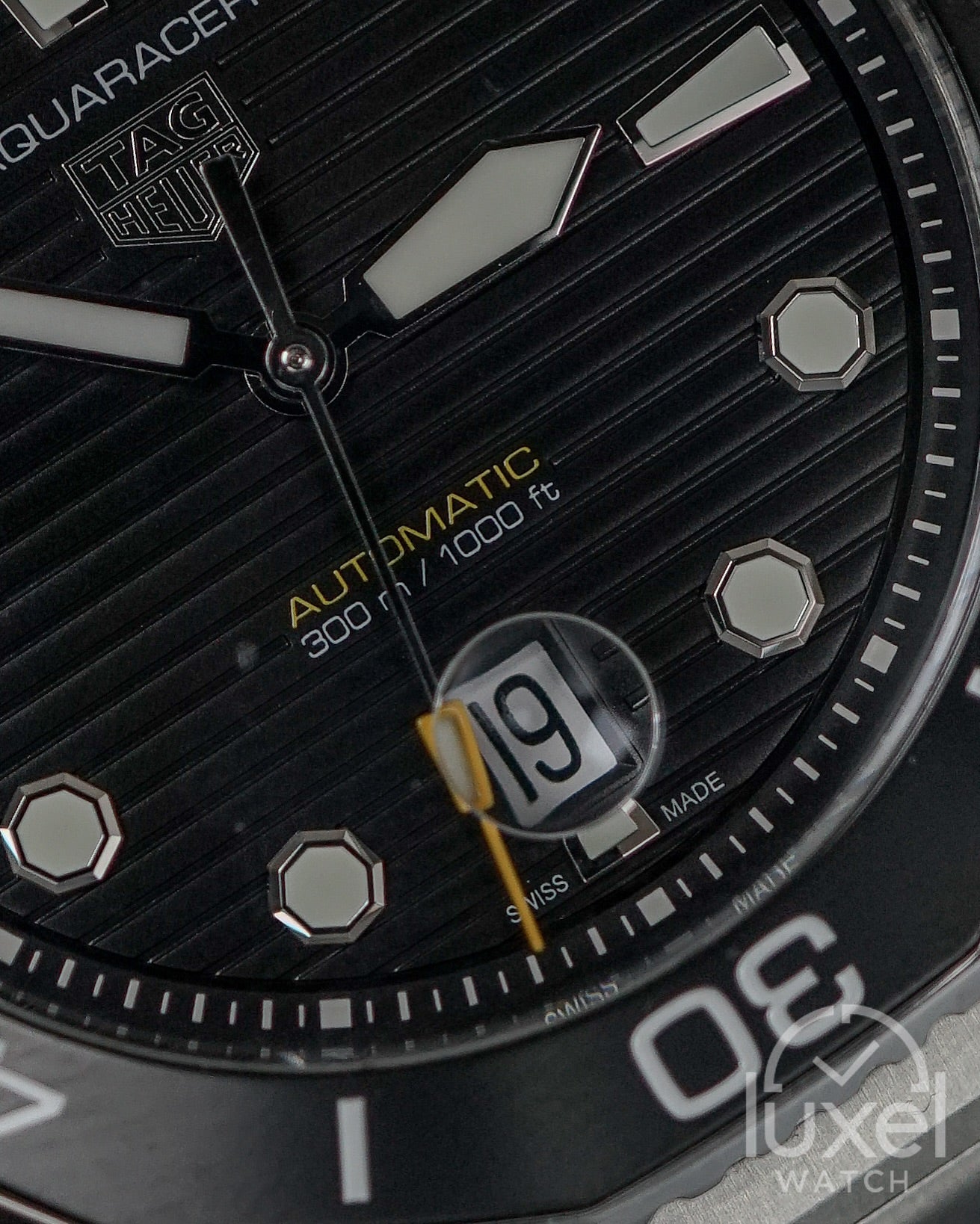Aquaracer Professional 300 Date Black Dial Steel Bracelet WBP201A.BA0632