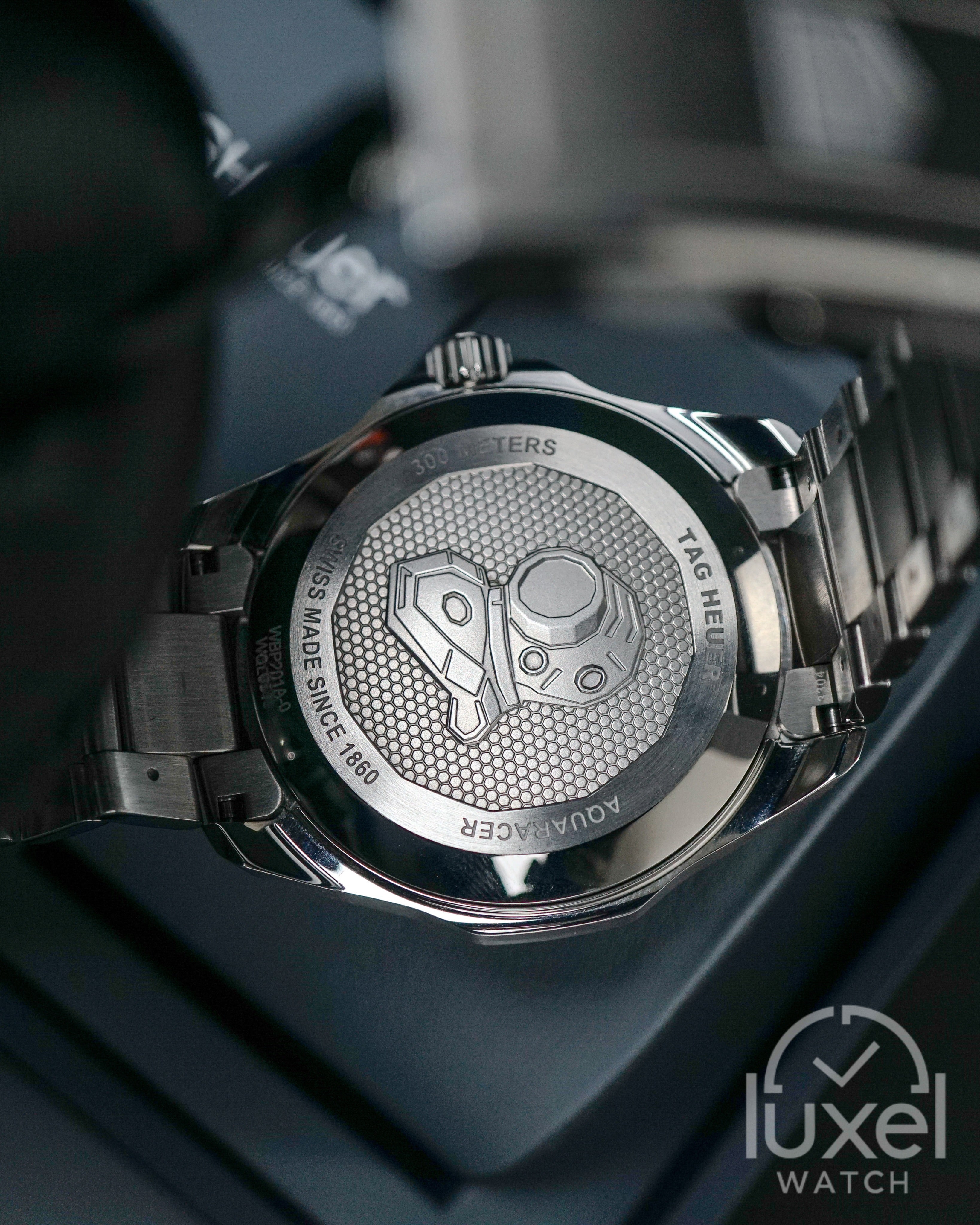 Aquaracer Professional 300 Date Black Dial Steel Bracelet WBP201A.BA0632