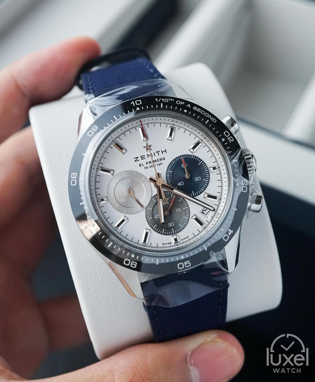 zenith Chronomaster Sport El Primero With White Panda Dial Cordura Strap 03.3100.3600/69.C823