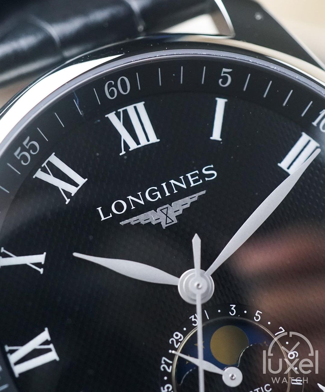 longines Master Collection With Silver “Barleycorn” Dial Leather Strap L2.909.4.78.3