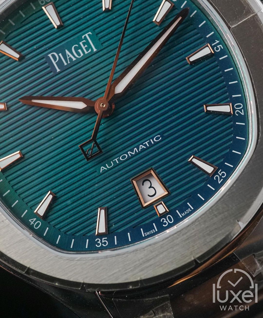 piaget Polo S “Limited Edition” With Green PVD Dial Steel Bracelet G0A45005