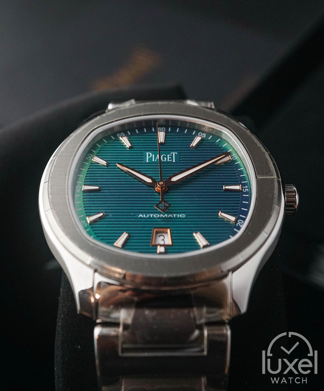 piaget Polo S “Limited Edition” With Green PVD Dial Steel Bracelet G0A45005