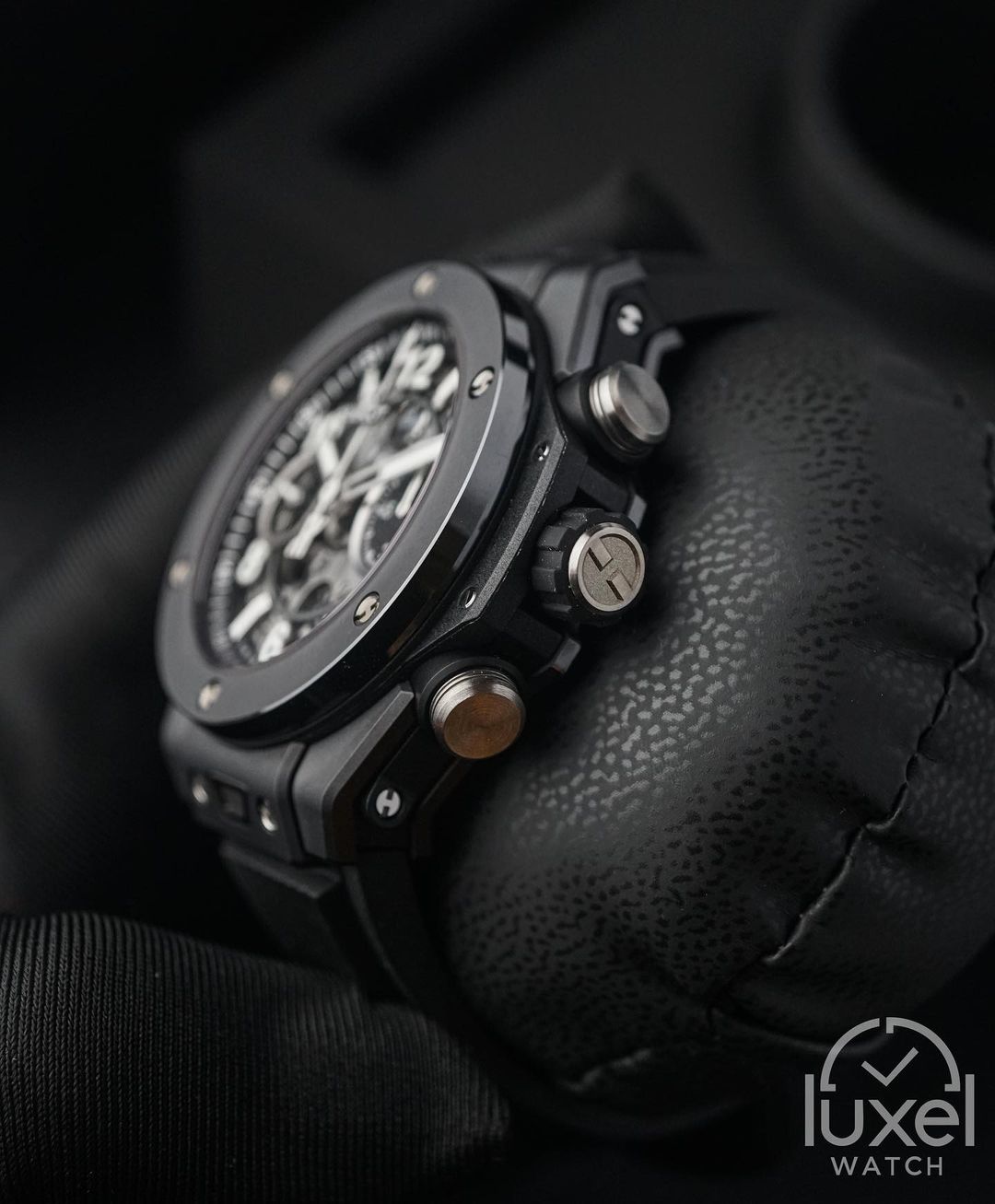 hublot Big Bang Unico Black Magic With Black Dial Rubber Strap 421.CI.1170.RX