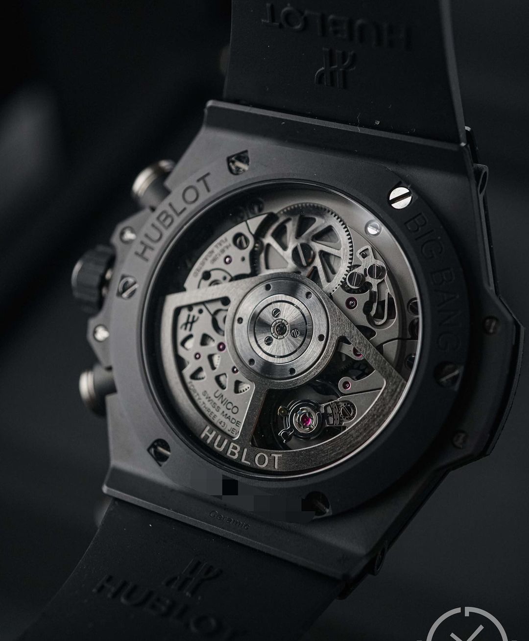 hublot Big Bang Unico Black Magic With Black Dial Rubber Strap 421.CI.1170.RX