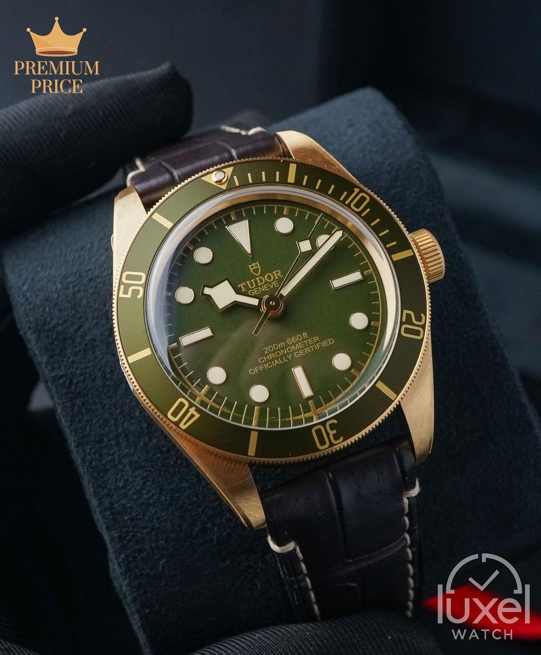 tudor Black Bay 58 With 18K Yellow Gold Case Alligator Strap M79018V-0001