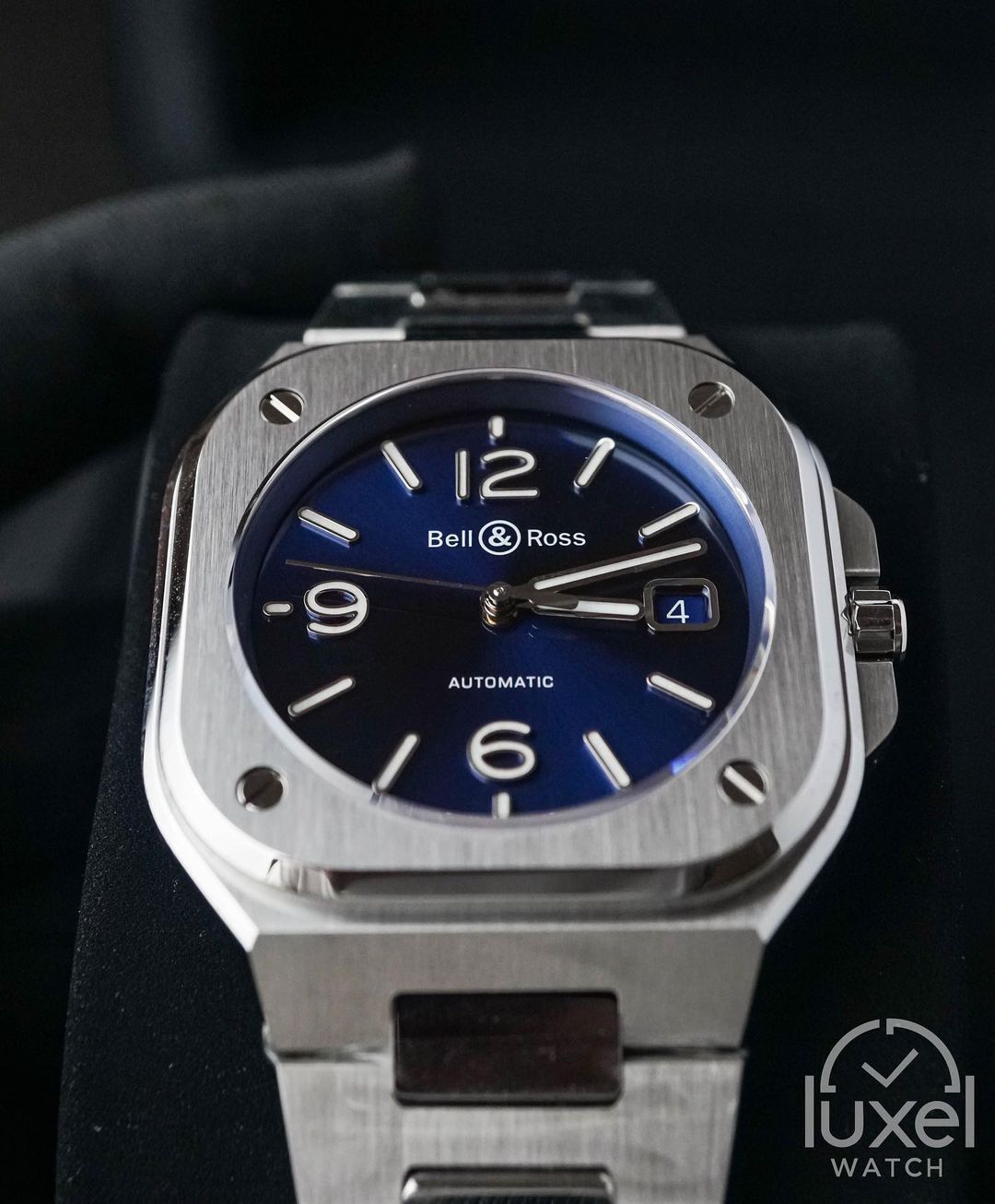 bell ross BR-05 With Blue Dial Steel Bracelet BR05A-BLU-ST/SST