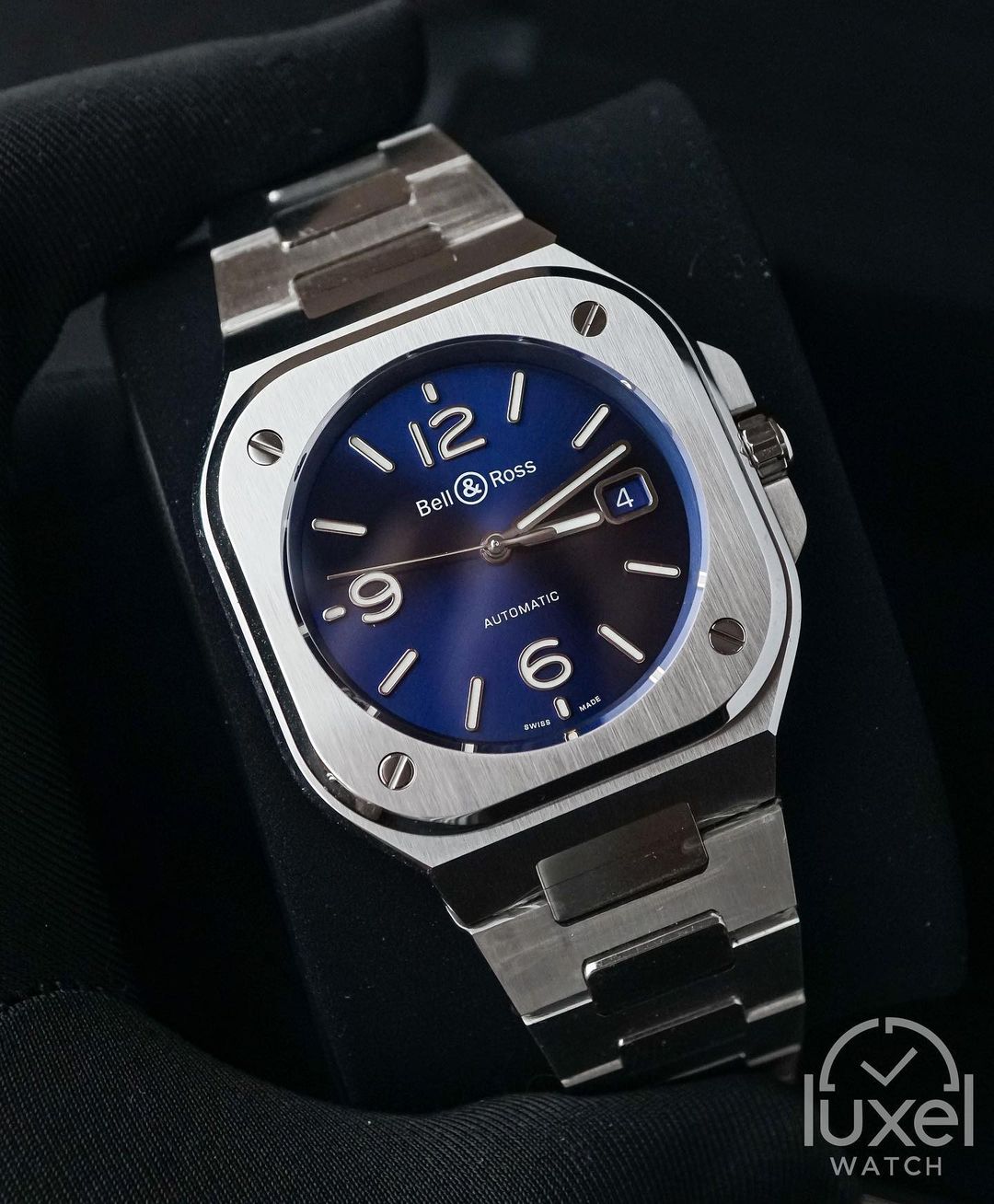 bell ross BR-05 With Blue Dial Steel Bracelet BR05A-BLU-ST/SST