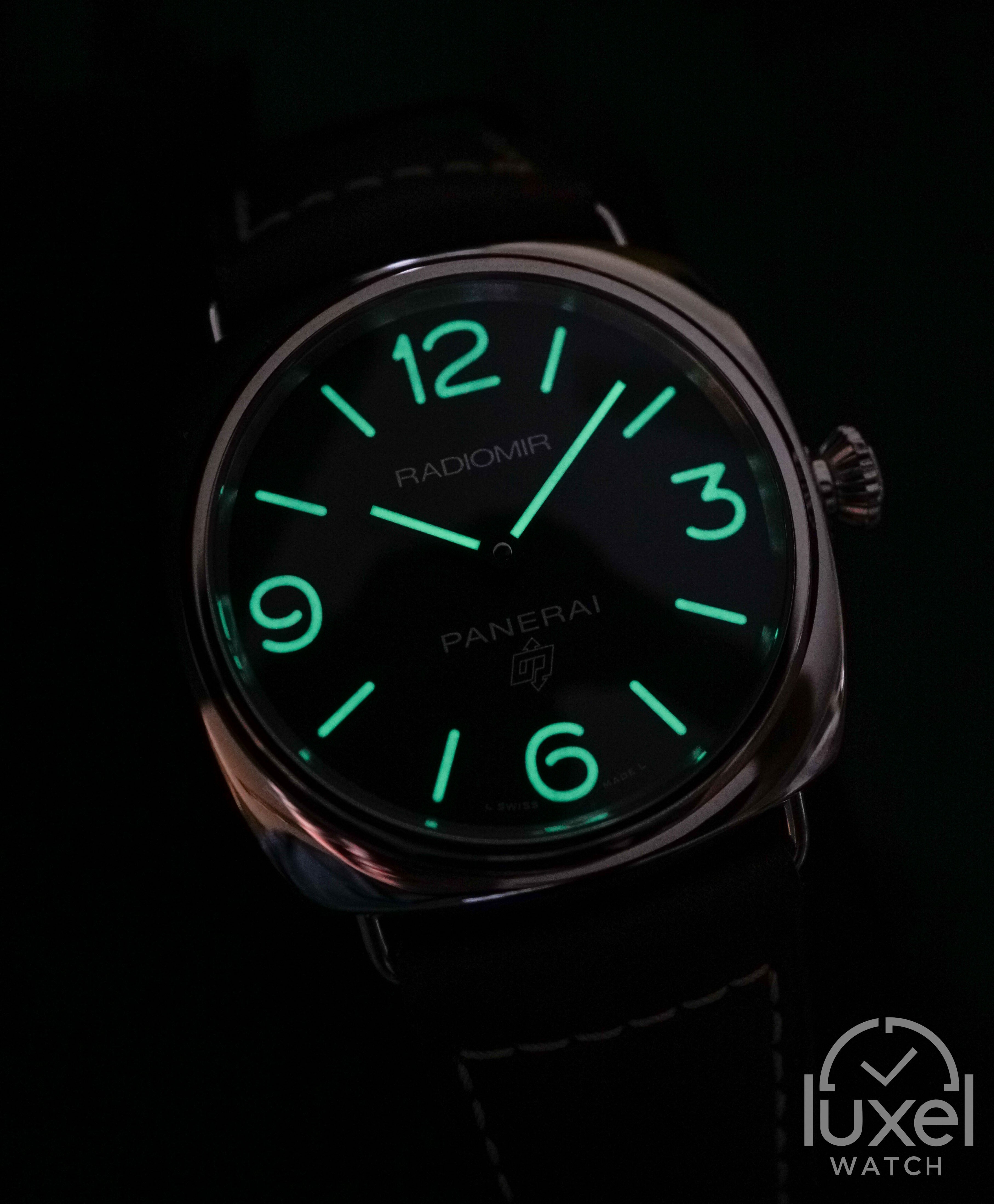 panerai Radiomir Base Logo With Dark Brown Dial Leather Strap PAM00753