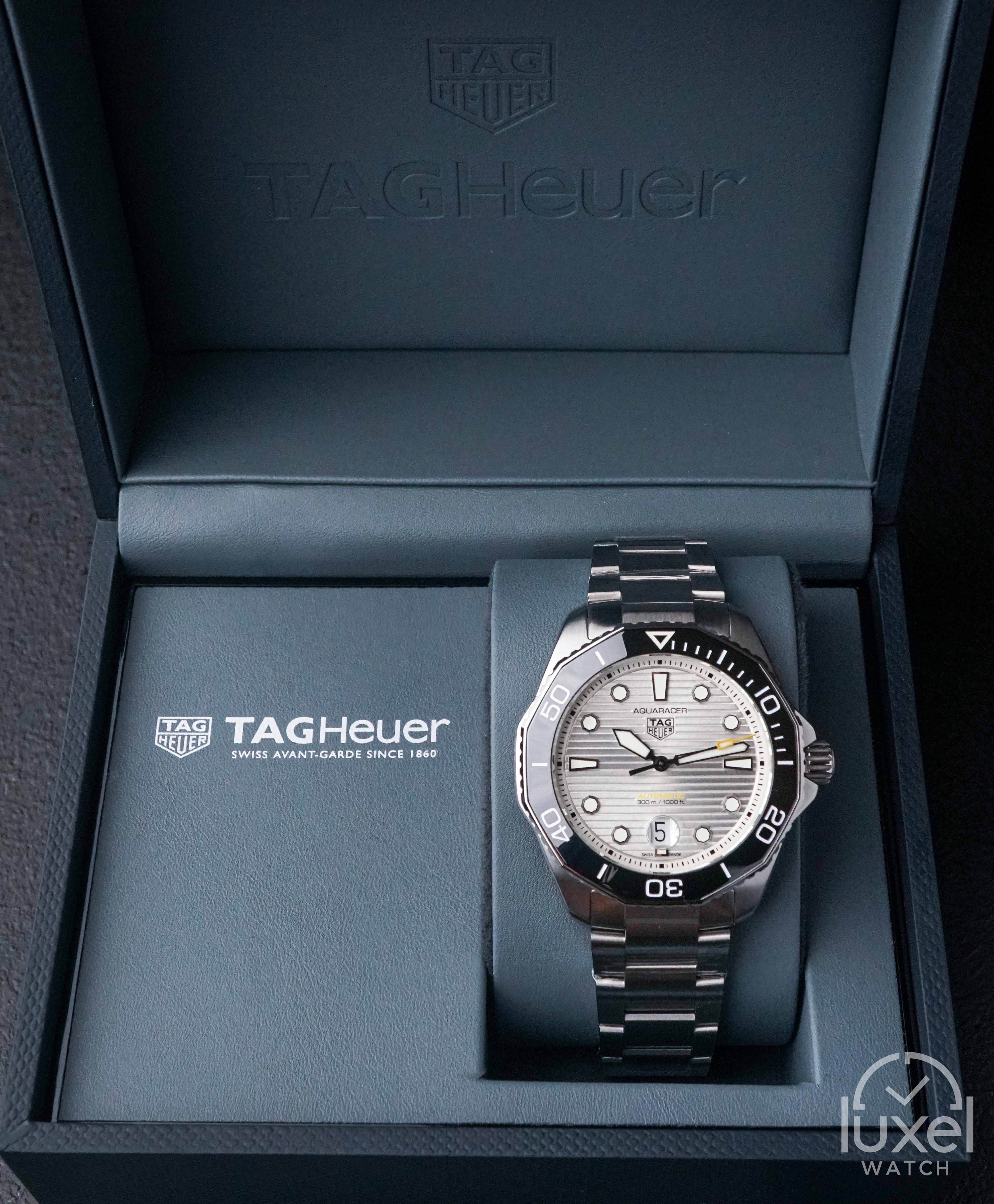 Tag Heuer Aquaracer Professional 300 With Grey Dial Steel Bracelet WBP201C