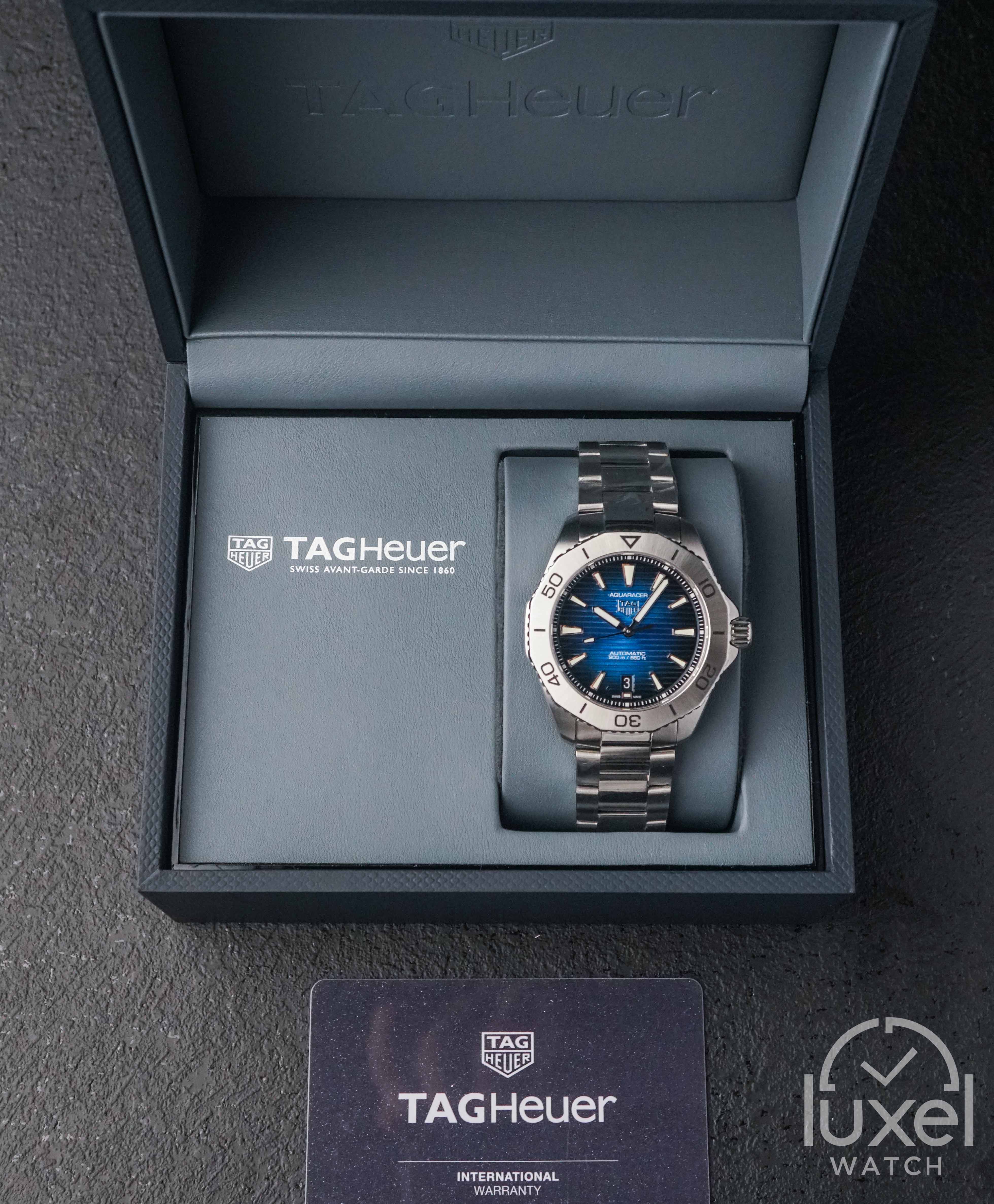 tag heuer Aquaracer Professional 200 With Blue Dial Steel Bracelet WBP2111