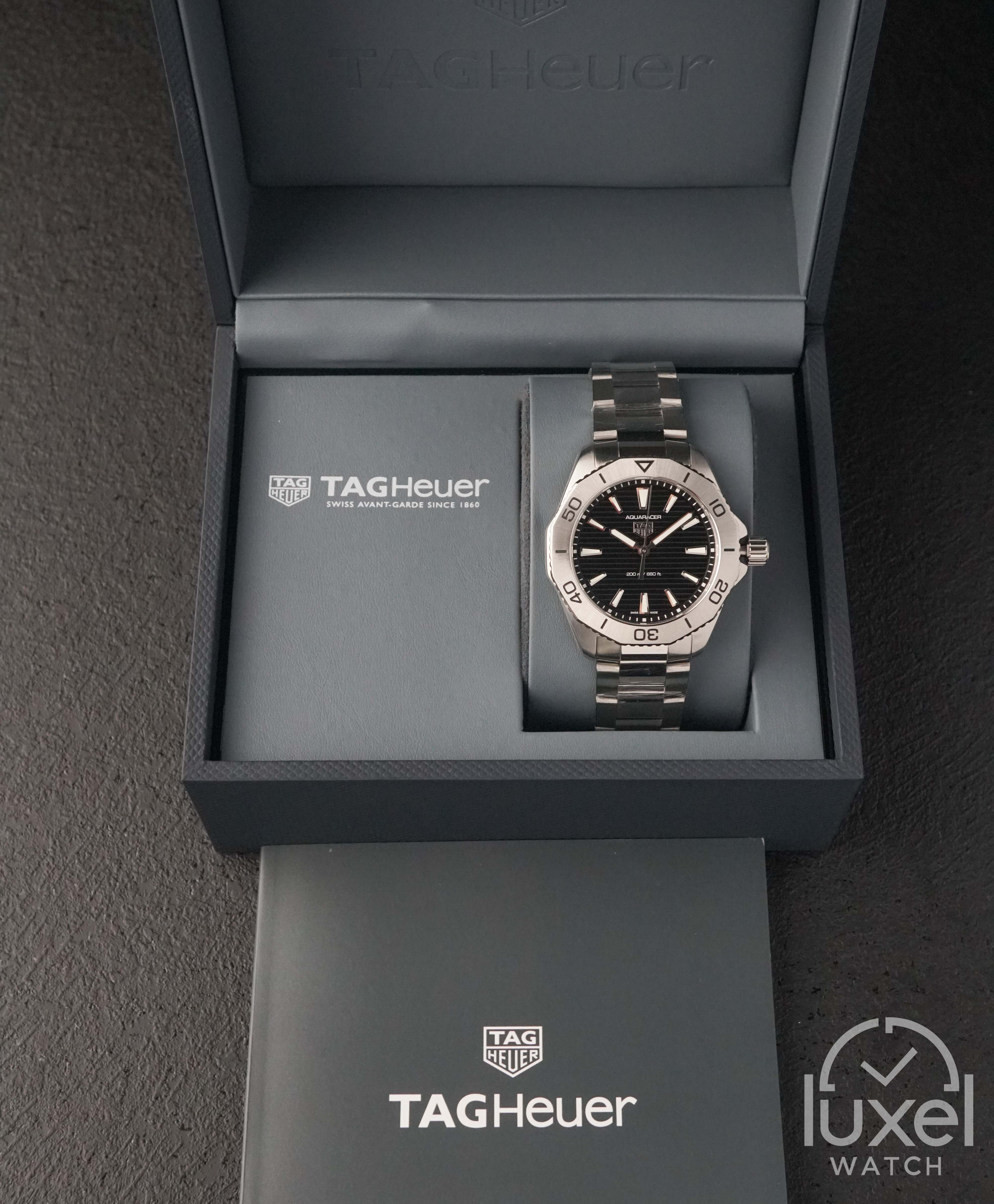 tag heuer Aquaracer Professional 200 Quartz With Black Dial Steel Bracelet WBP1110