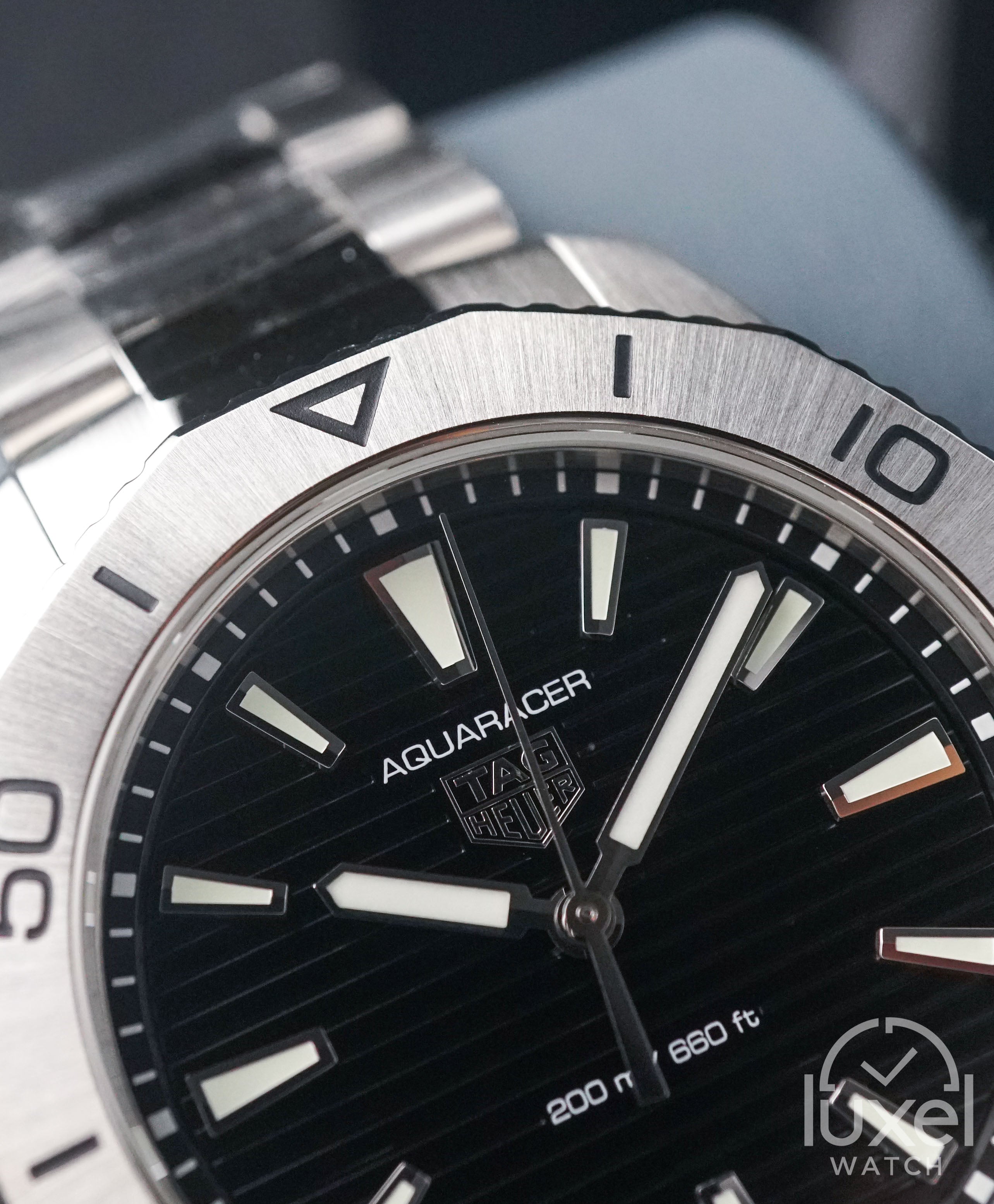 tag heuer Aquaracer Professional 200 Quartz With Black Dial Steel Bracelet WBP1110