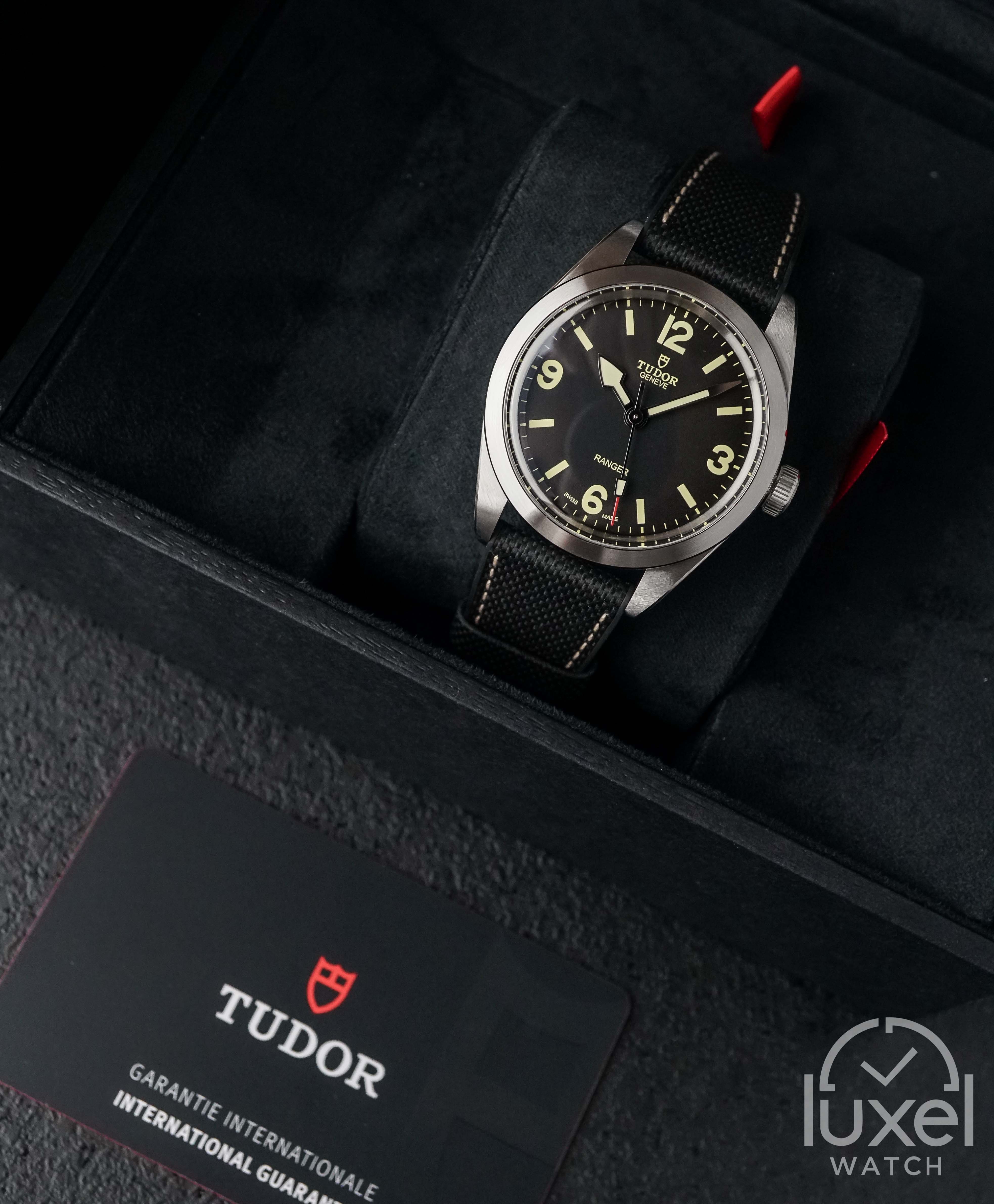 tudor Ranger With Black Dial Rubber-Leather Strap M79950-0002