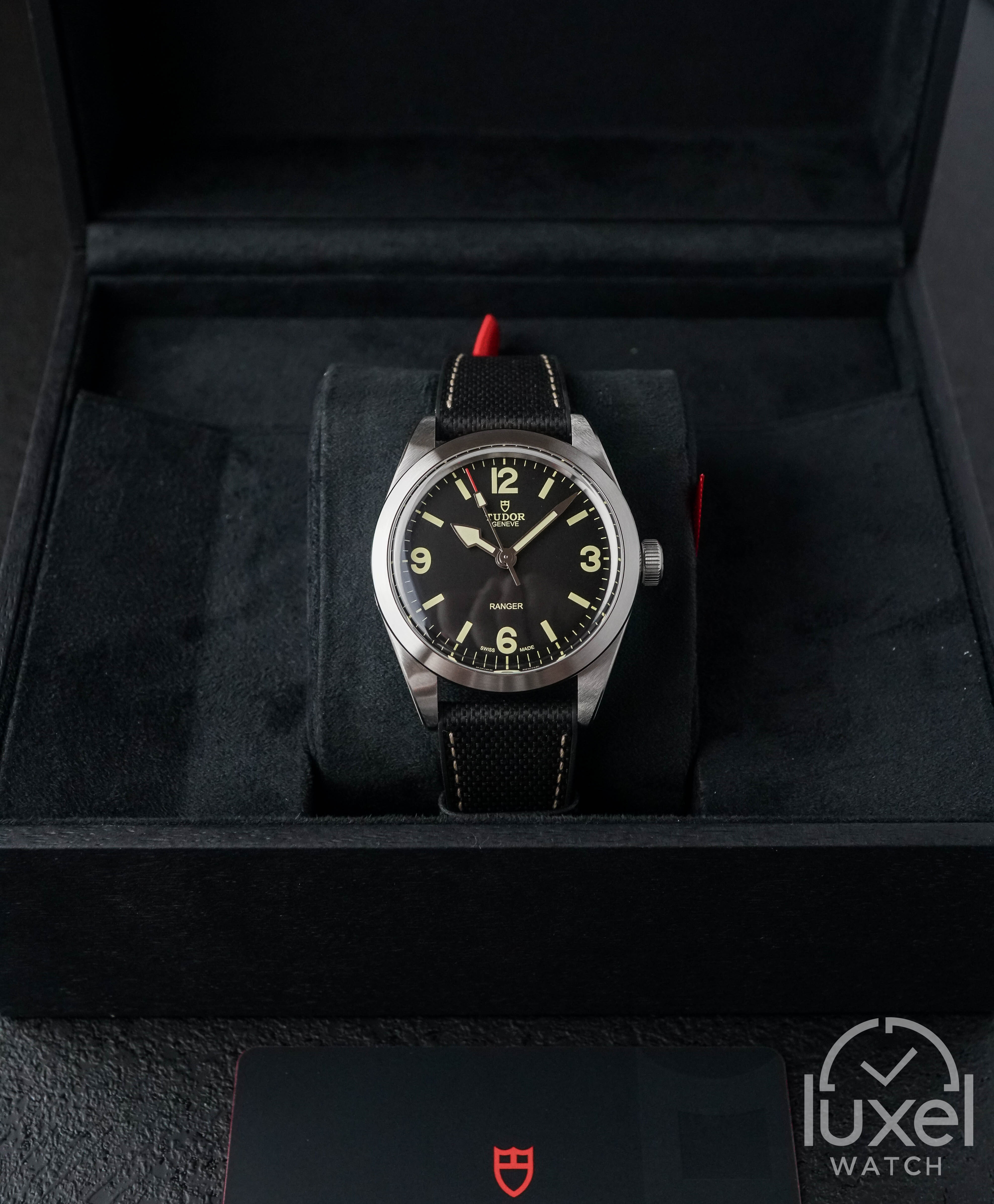 tudor Ranger With Black Dial Rubber-Leather Strap M79950-0002