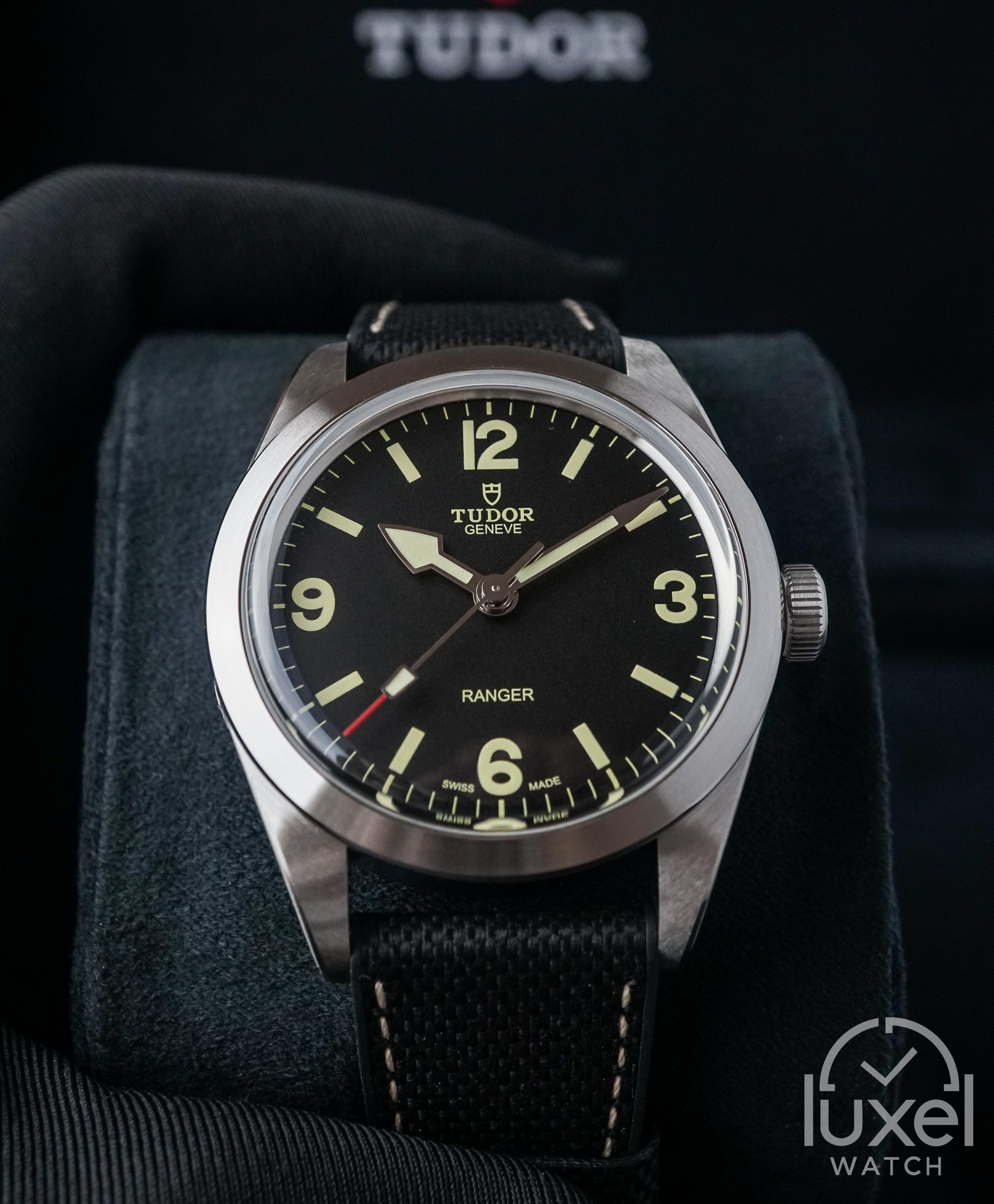 tudor Ranger With Black Dial Rubber-Leather Strap M79950-0002