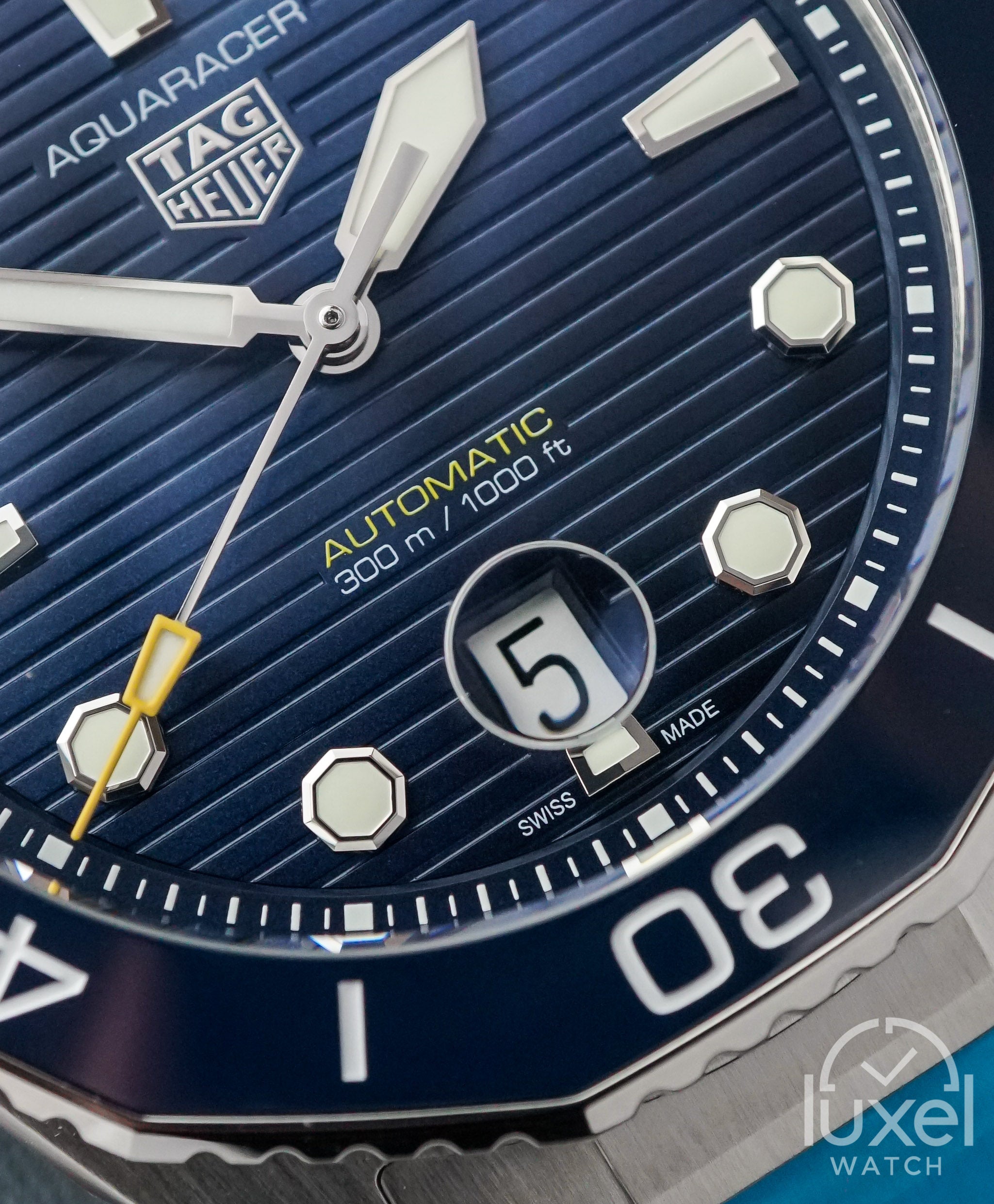 Tag Heuer Aquaracer Professional 300 With Blue Dial Steel Bracelet WBP201B