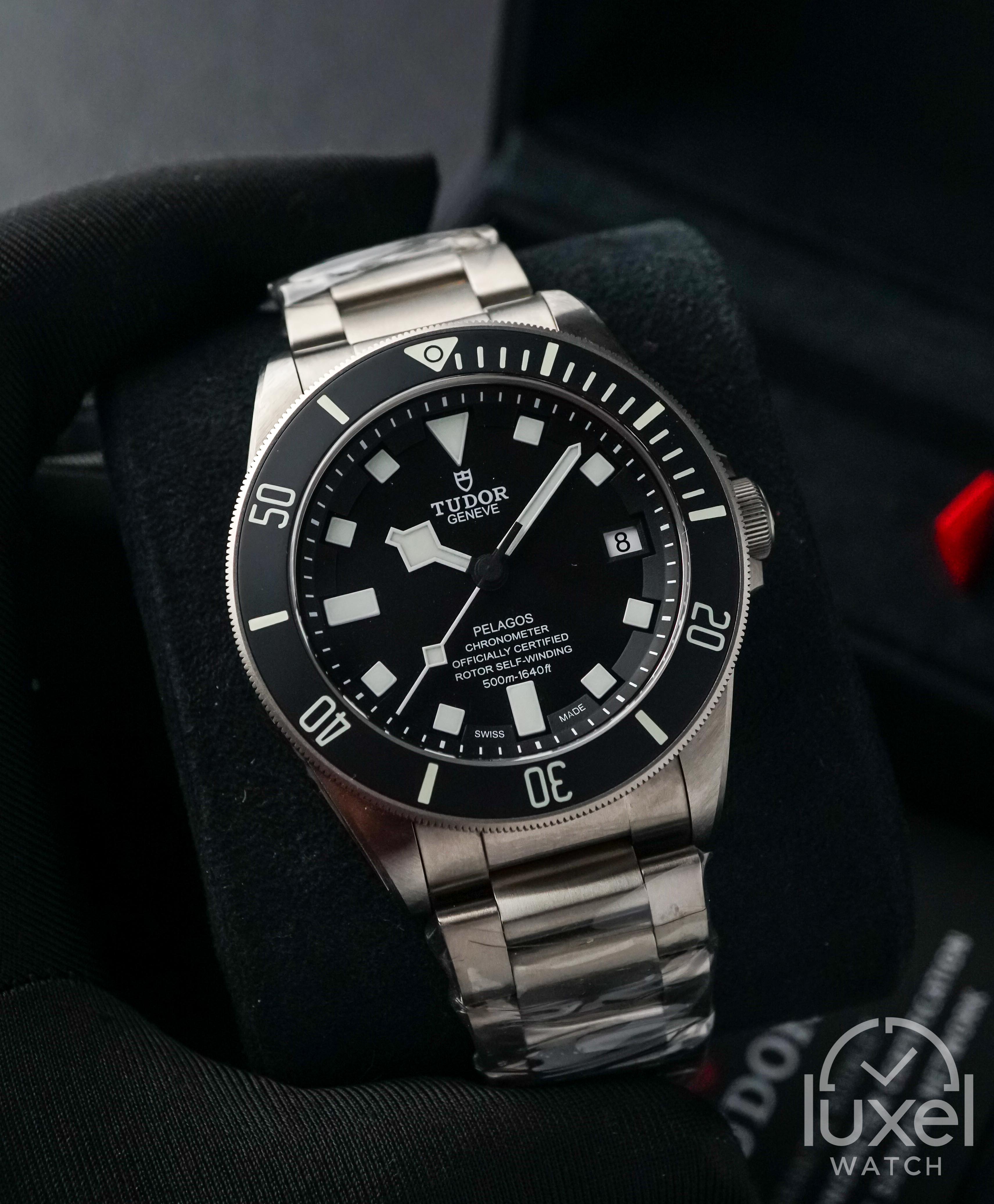 Tudor Pelagos Black With Black Mette Dial Titanium Bracelet M25600TN-0001