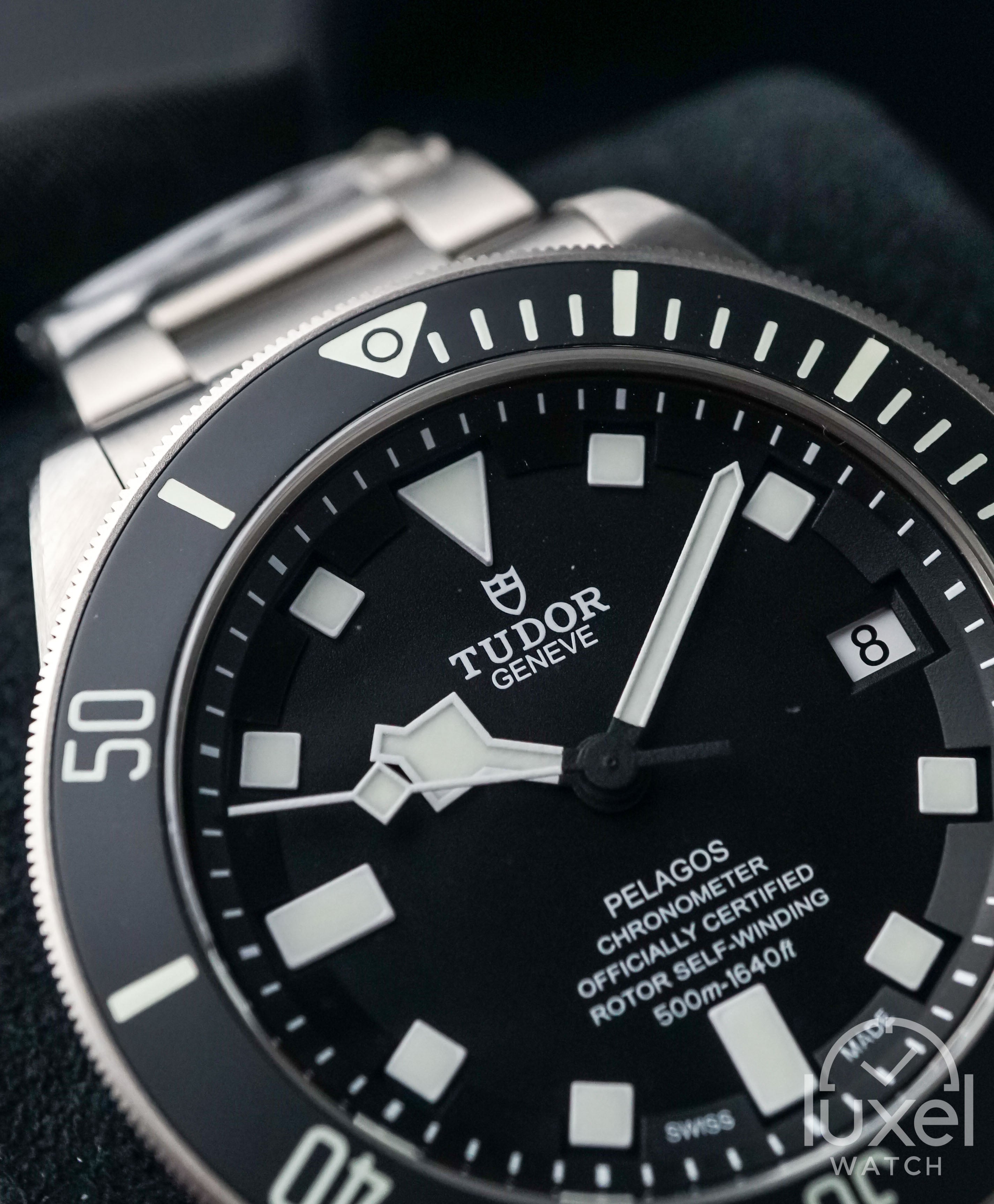 Tudor Pelagos Black With Black Mette Dial Titanium Bracelet M25600TN-0001