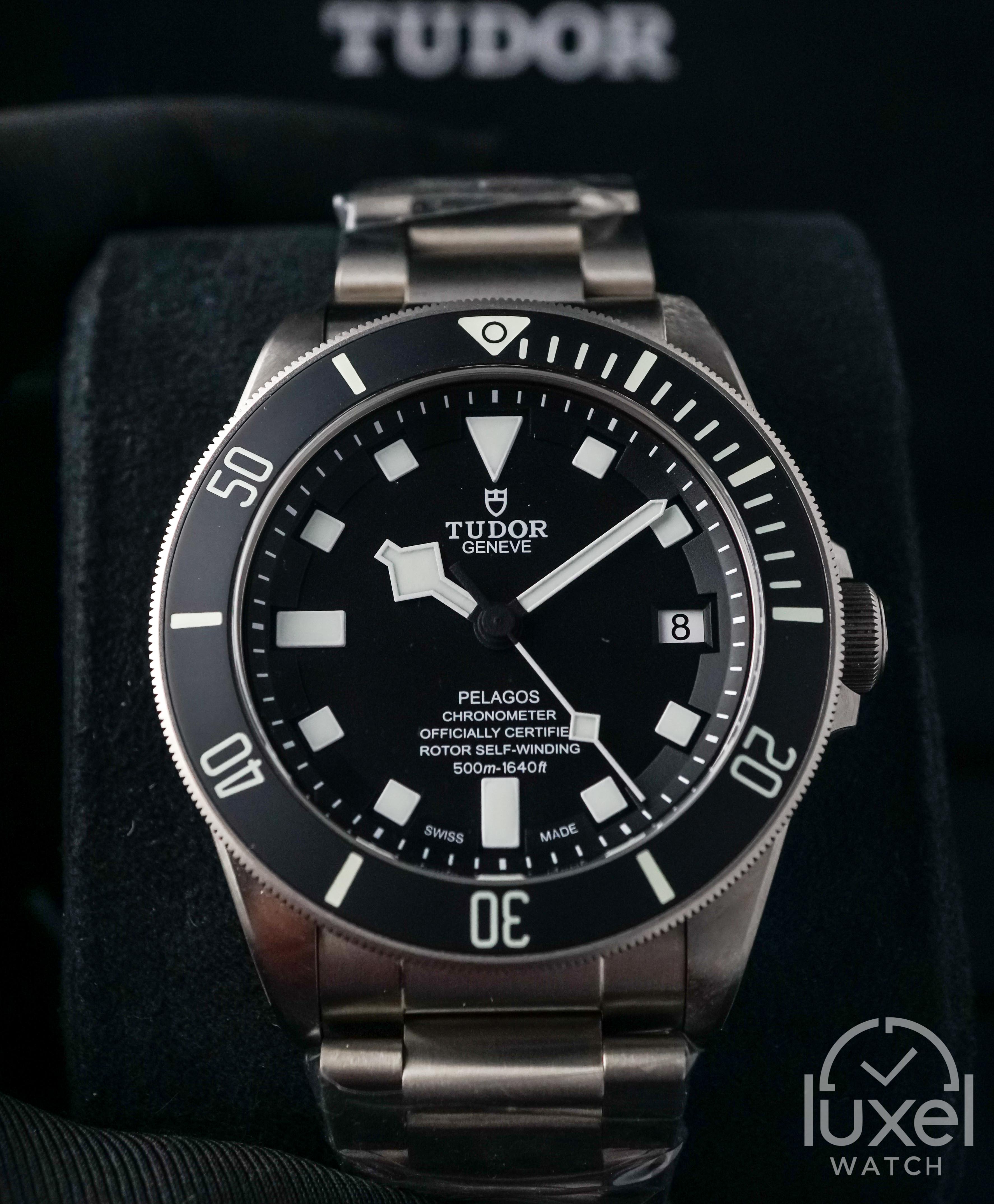 Tudor Pelagos Black With Black Mette Dial Titanium Bracelet M25600TN-0001