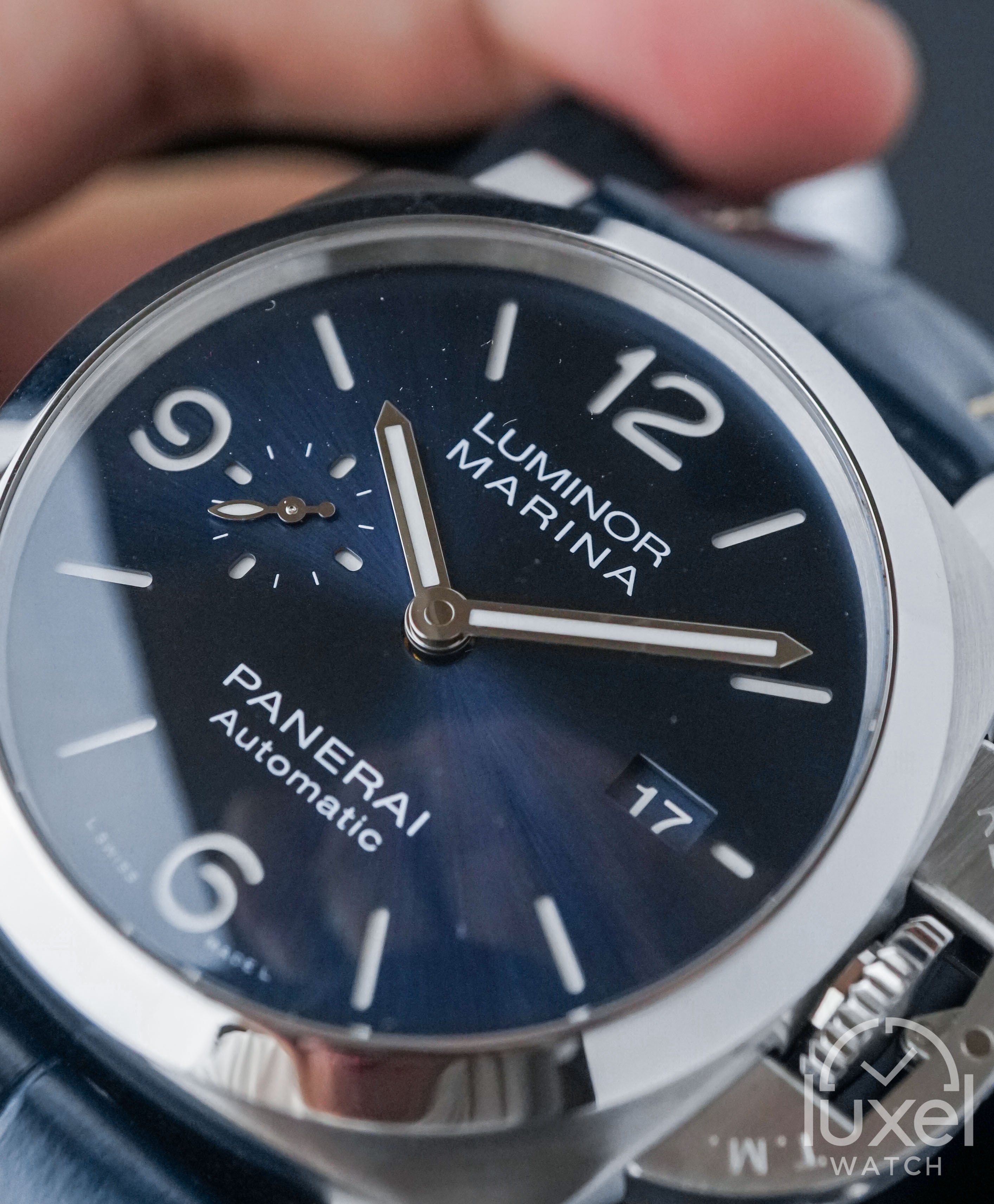 Panerai Luminor Marina Automatic Blue Dial PAM1313 Luxel Watch