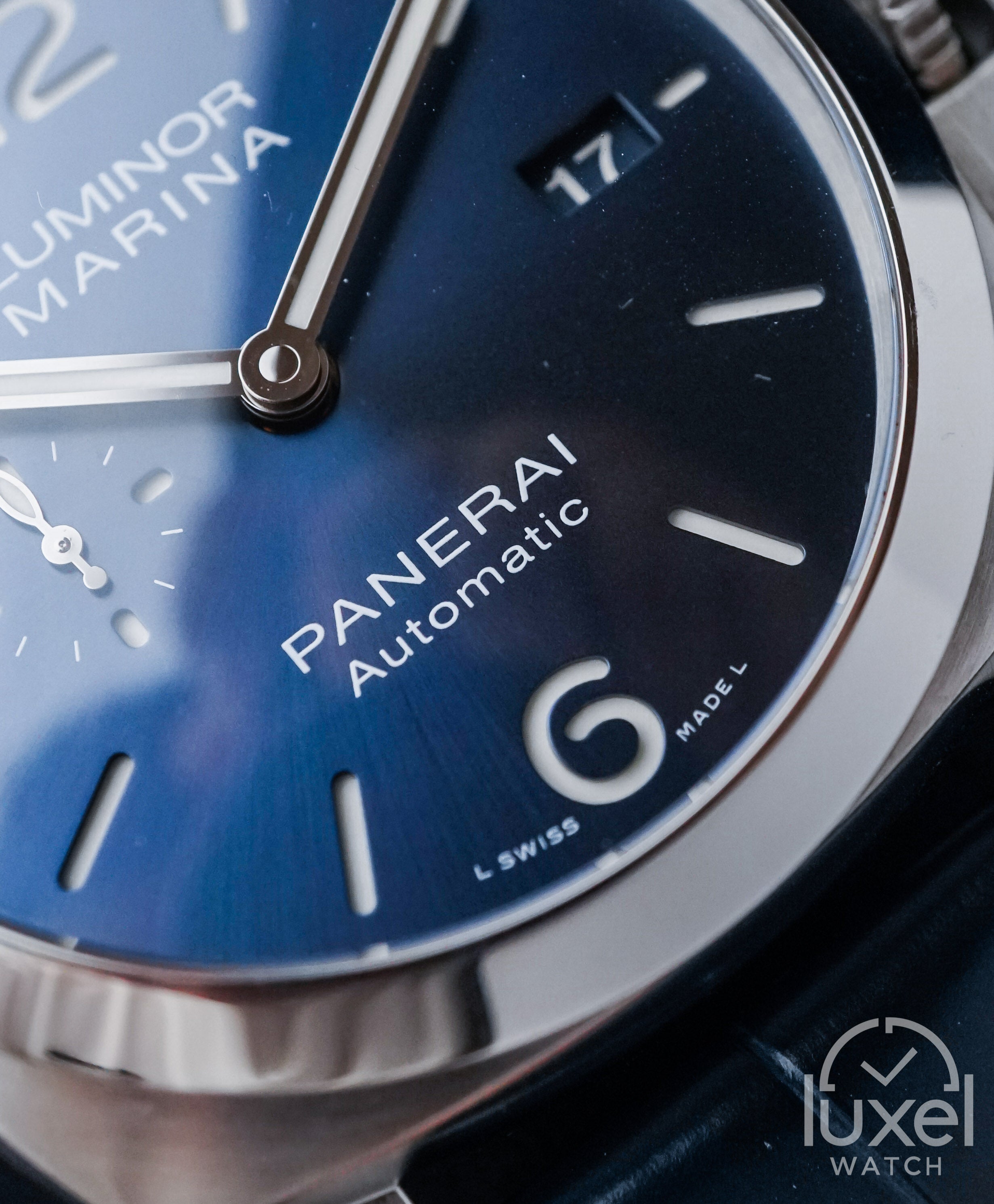 Panerai Luminor Marina Automatic Blue Dial PAM1313 Luxel Watch