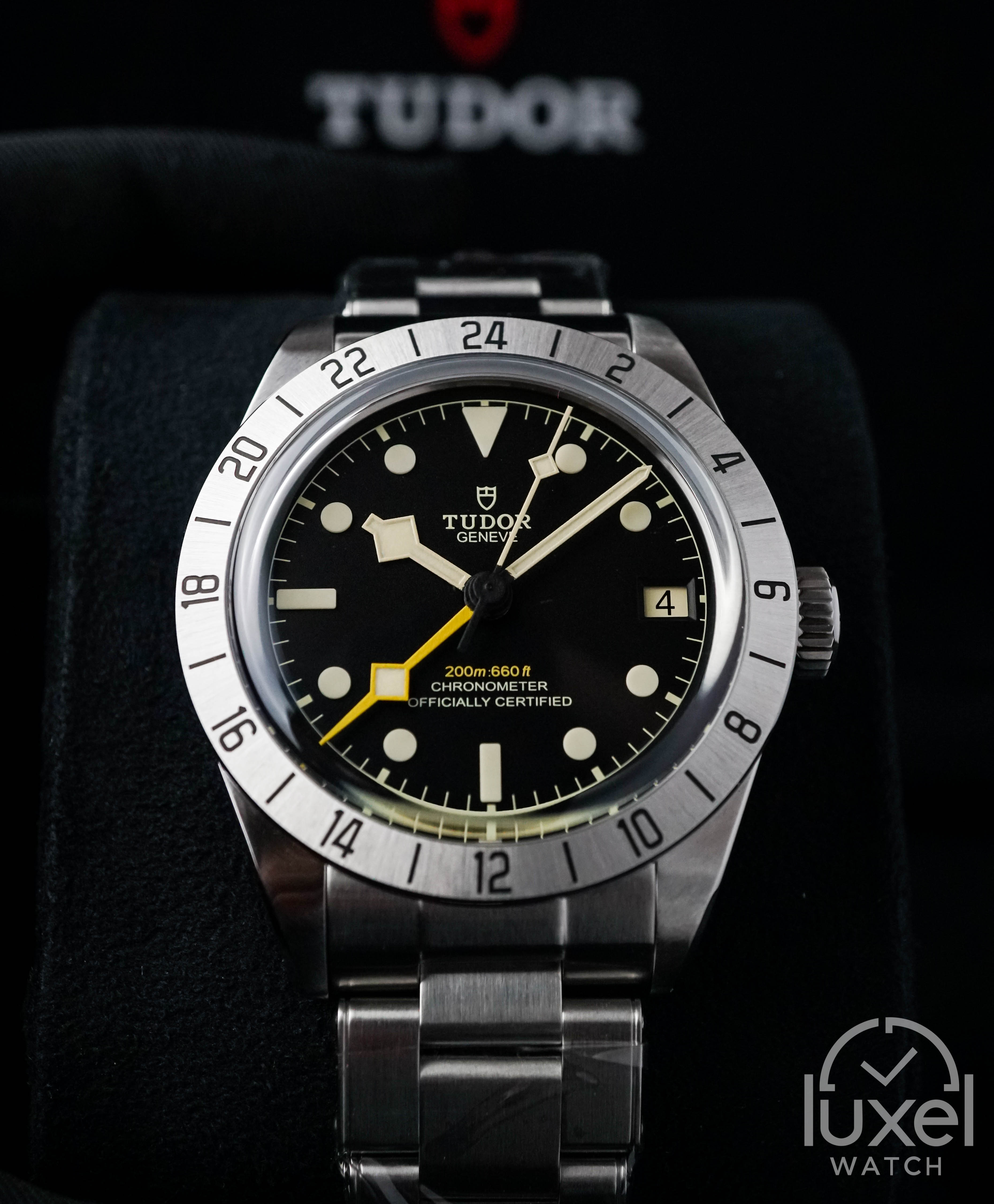 tudor Black Bay Pro With Black Dial Steel Bracelet M79470-0001