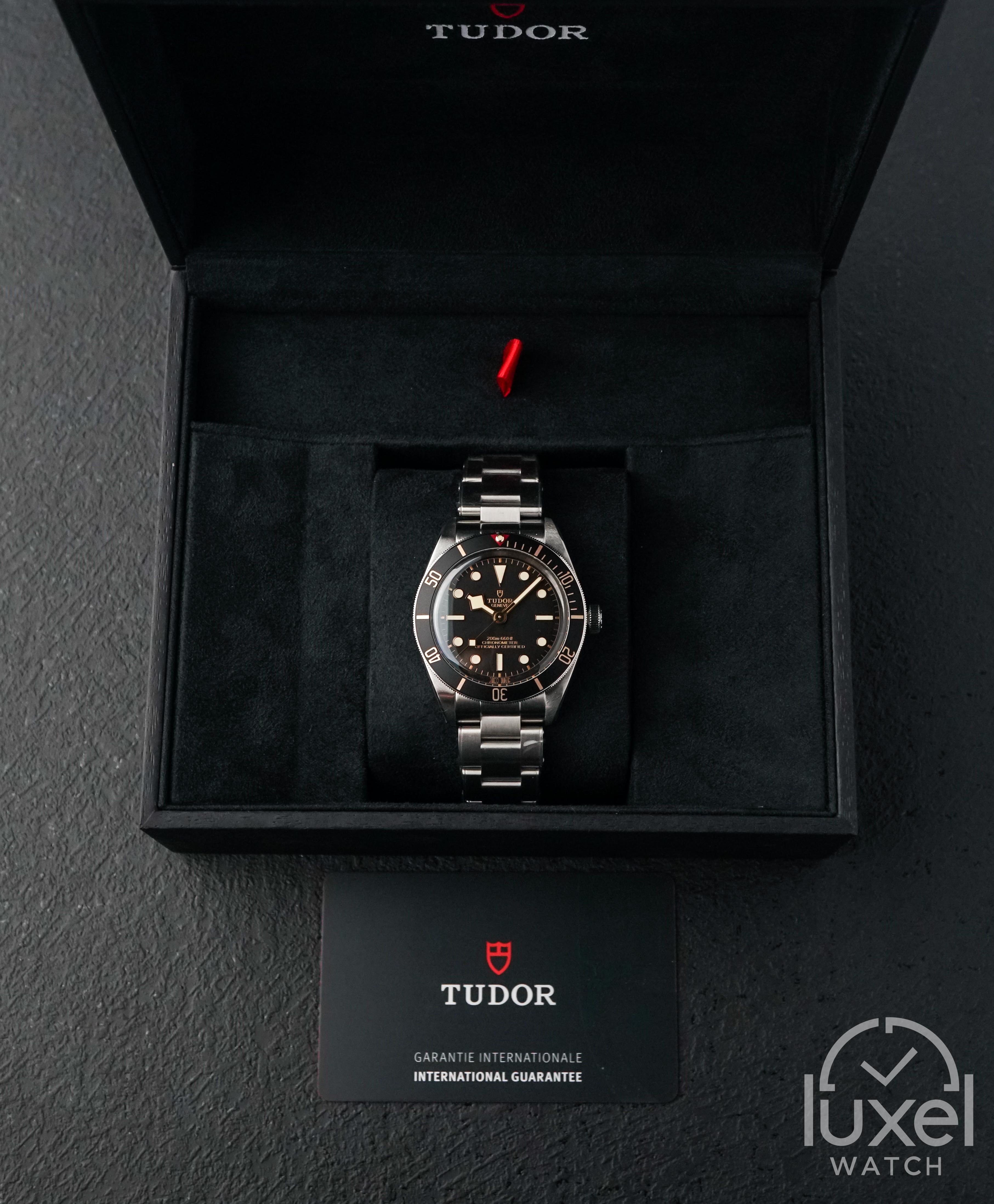 tudor Black Bay 58 39mm With Black Dial Leather Strap M79030N-0002