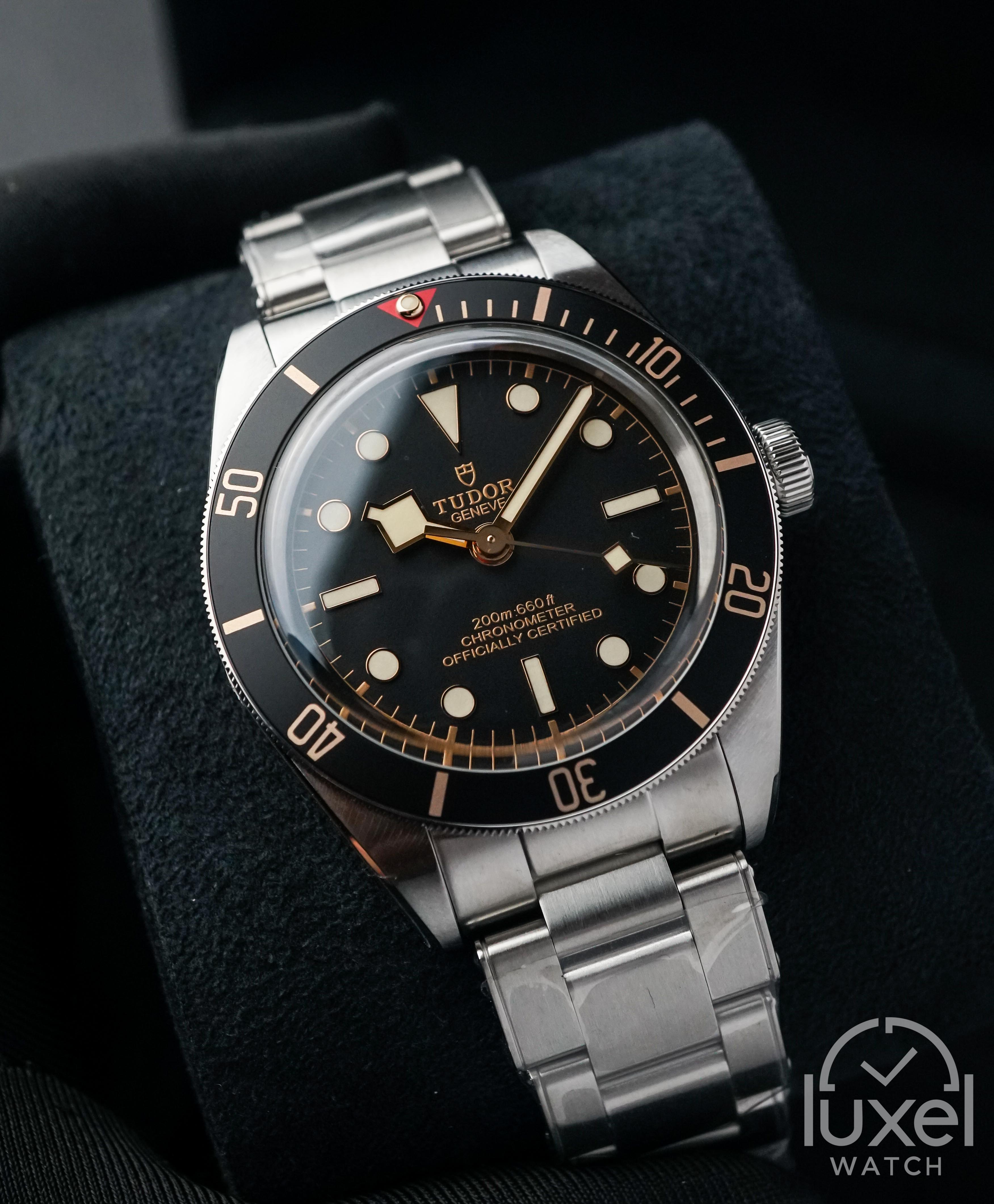 tudor Black Bay 58 39mm With Black Dial Leather Strap M79030N-0002