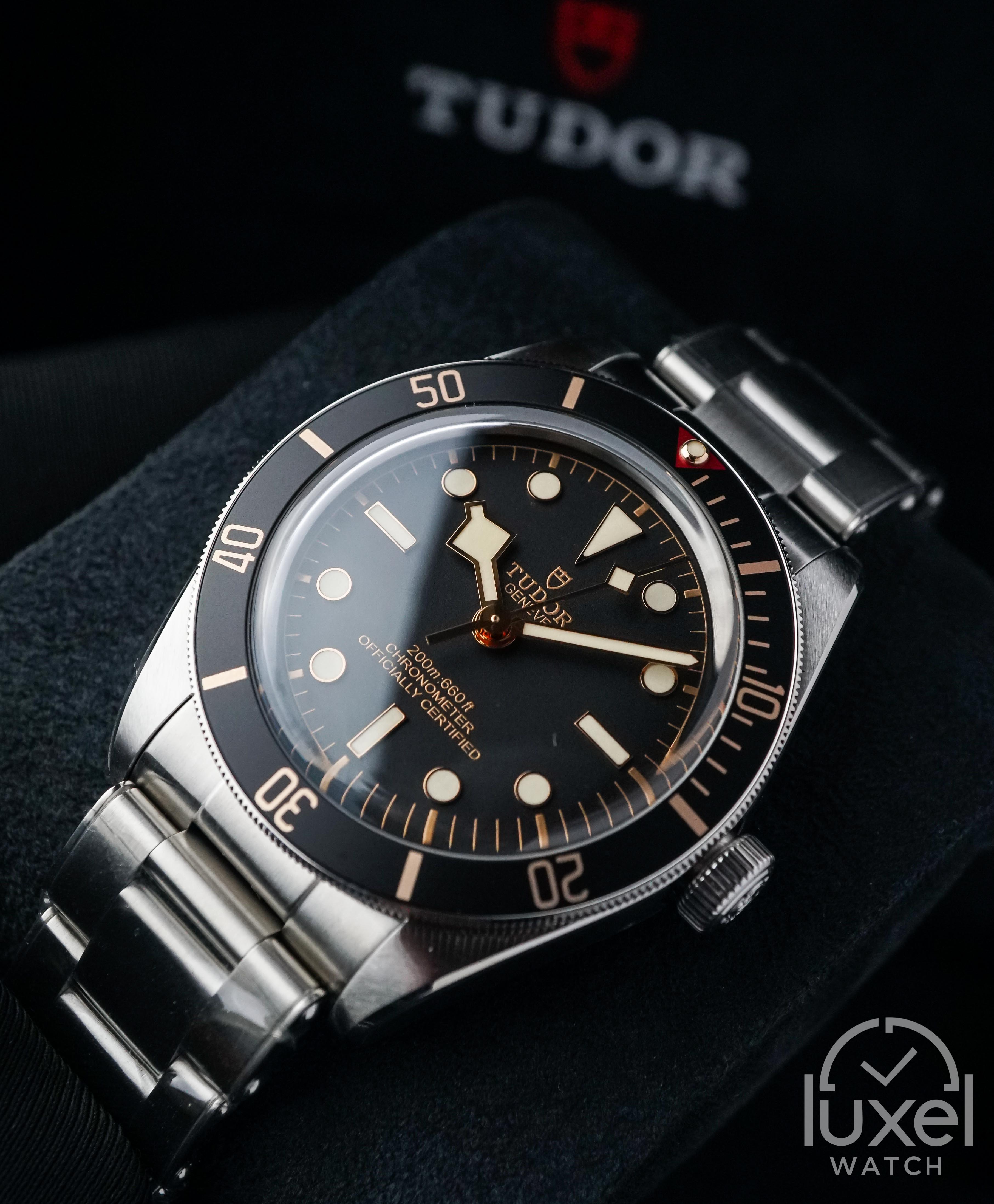 tudor Black Bay 58 39mm With Black Dial Leather Strap M79030N-0002