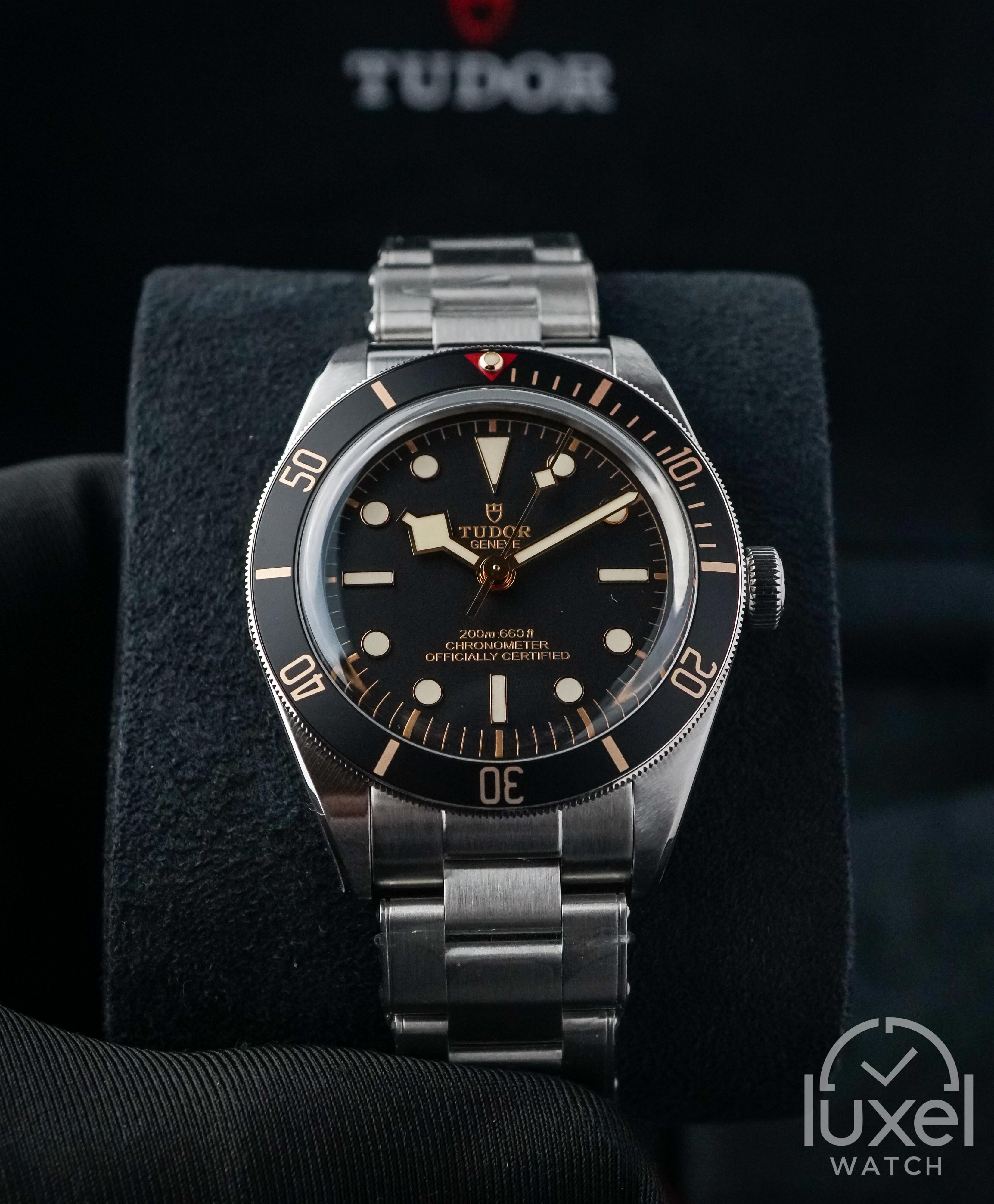 tudor Black Bay 58 39mm With Black Dial Leather Strap M79030N-0002