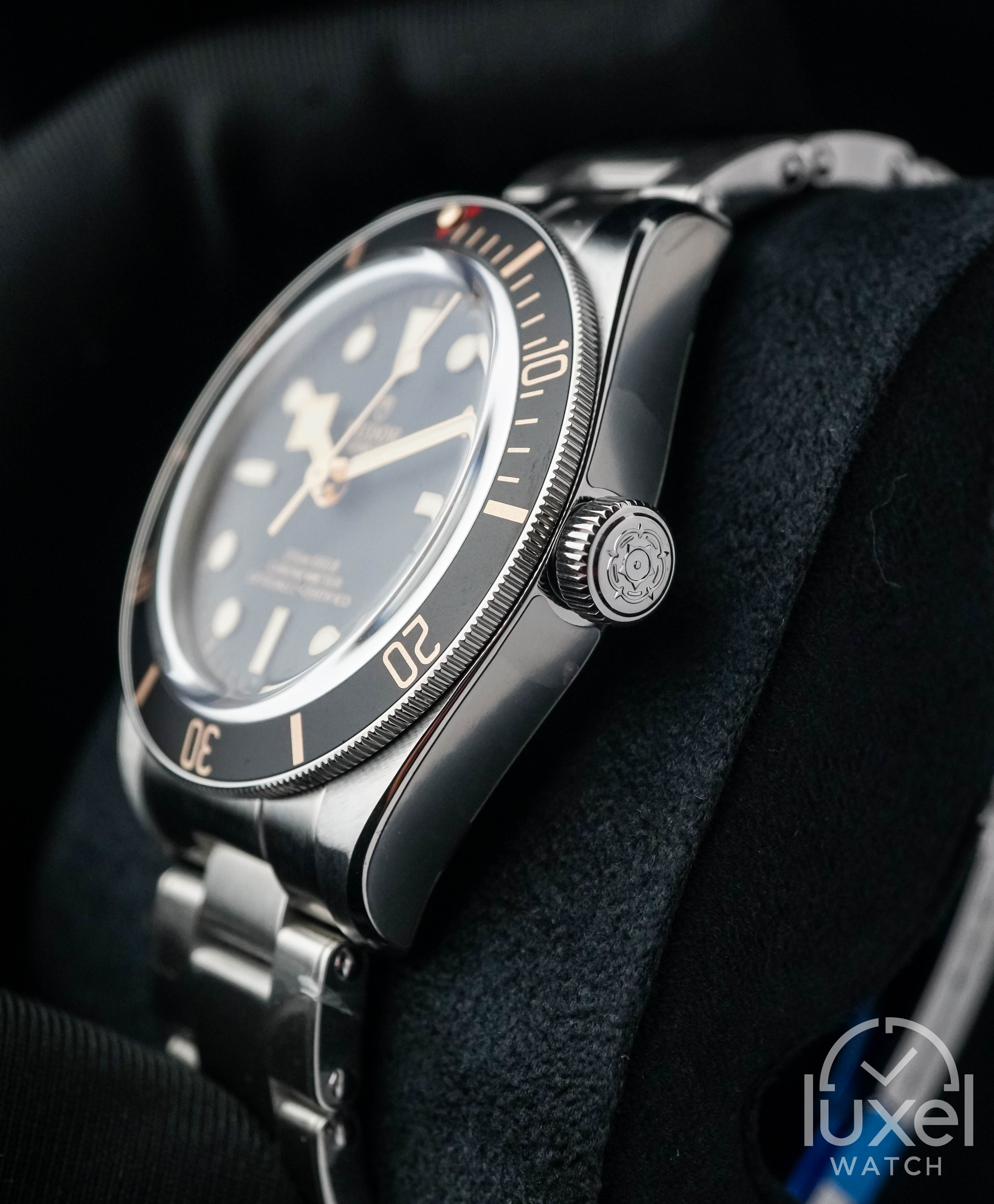 tudor Black Bay 58 39mm With Black Dial Leather Strap M79030N-0002