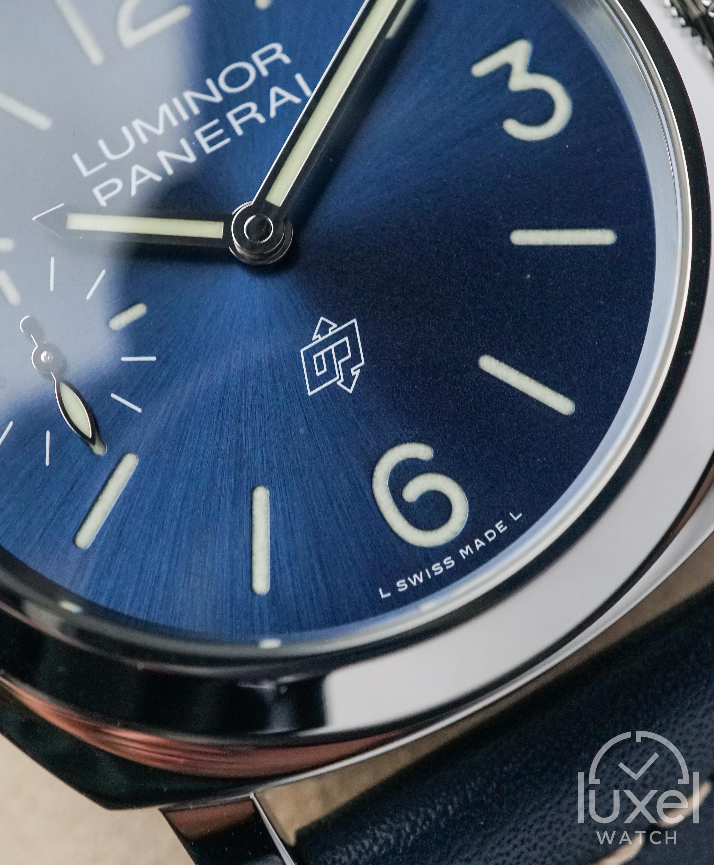 panerai Blu Mare With Blue Dial Leather Strap PAM1085