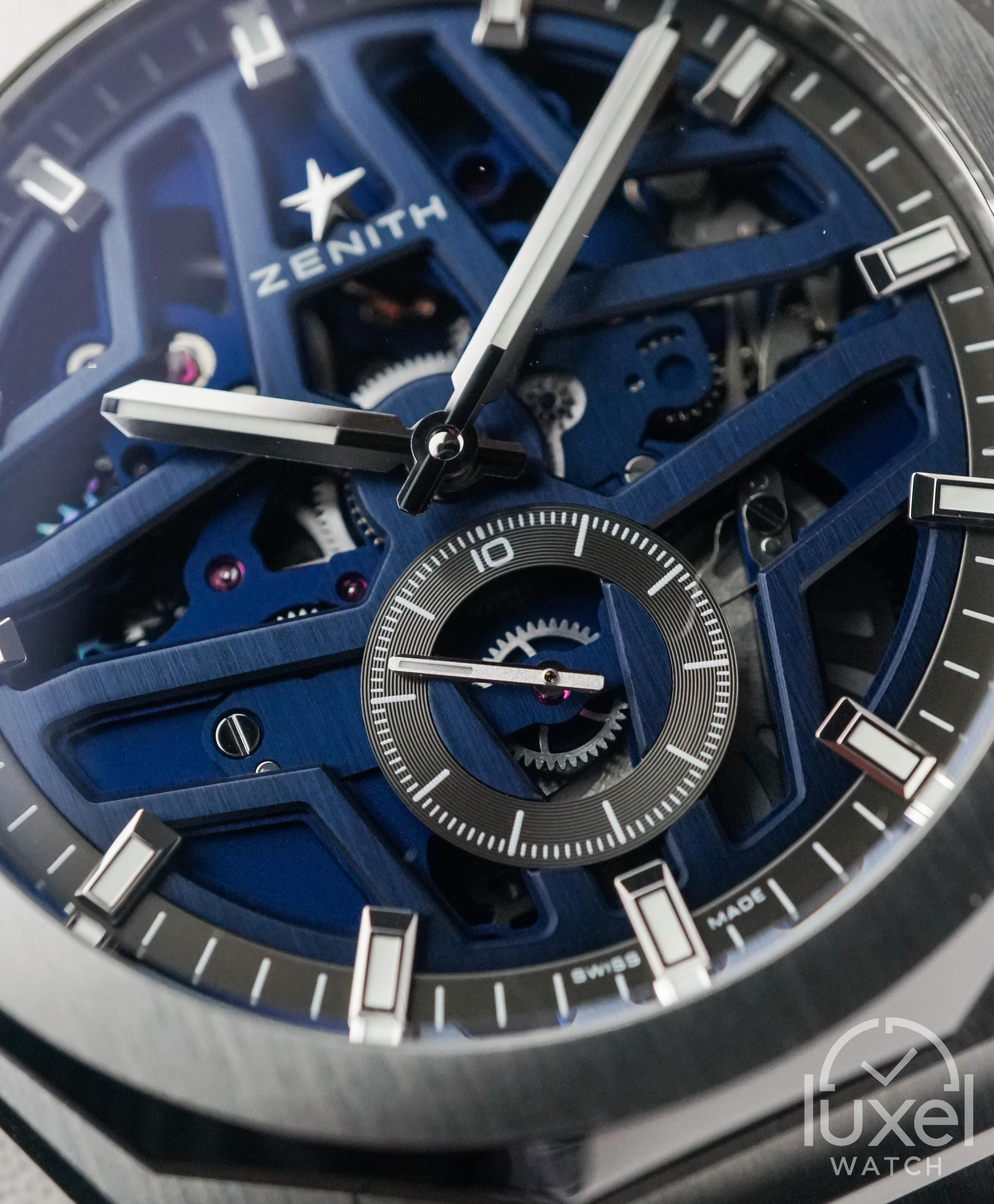 zenith Defy Skyline Skeleton With Blue Skeleton Dial Steel Bracelet 03.9300.3620/79.I001