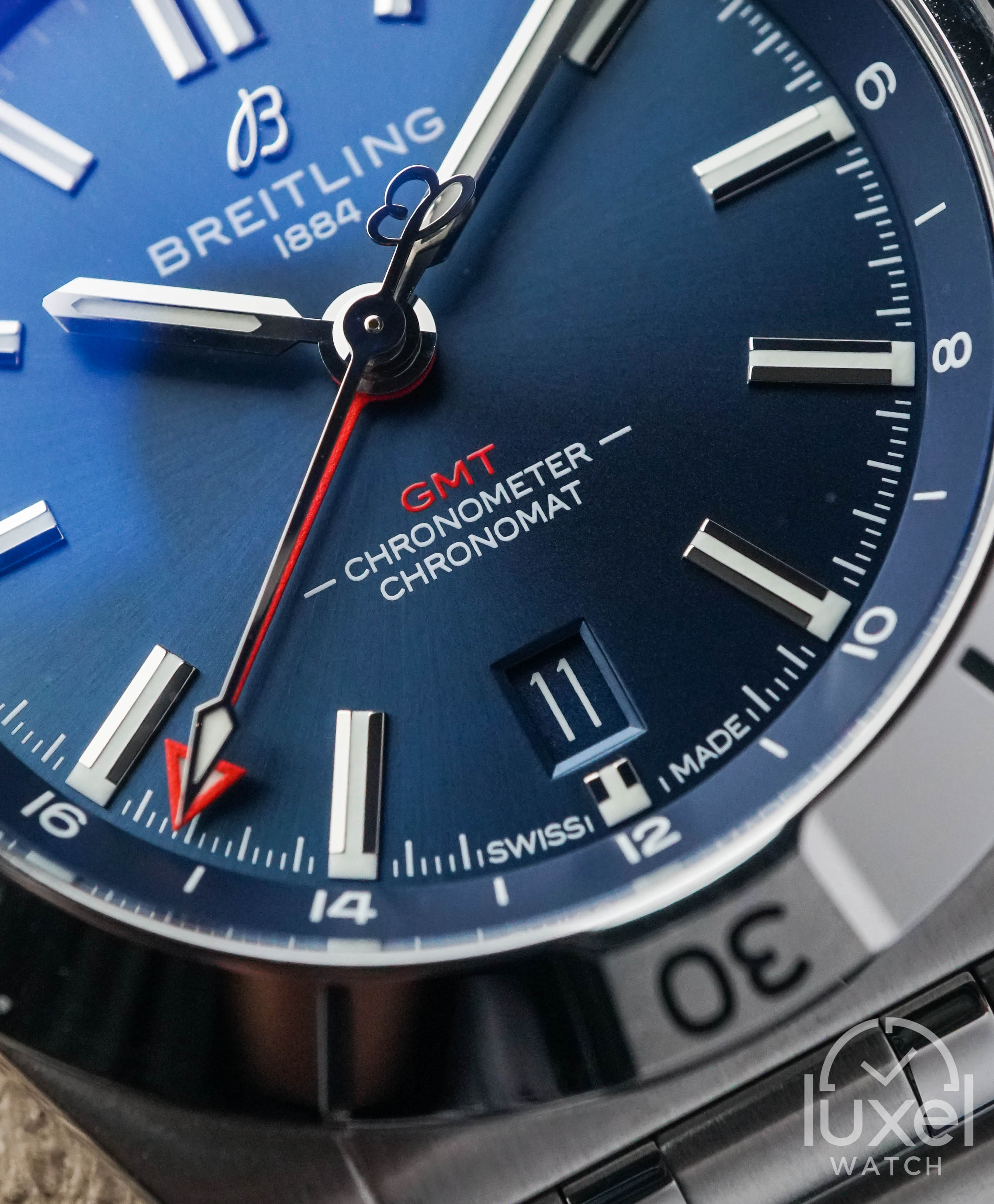 Chronomat GMT 40mm With Blue Dial Steel Bracelet A32398101C1A1