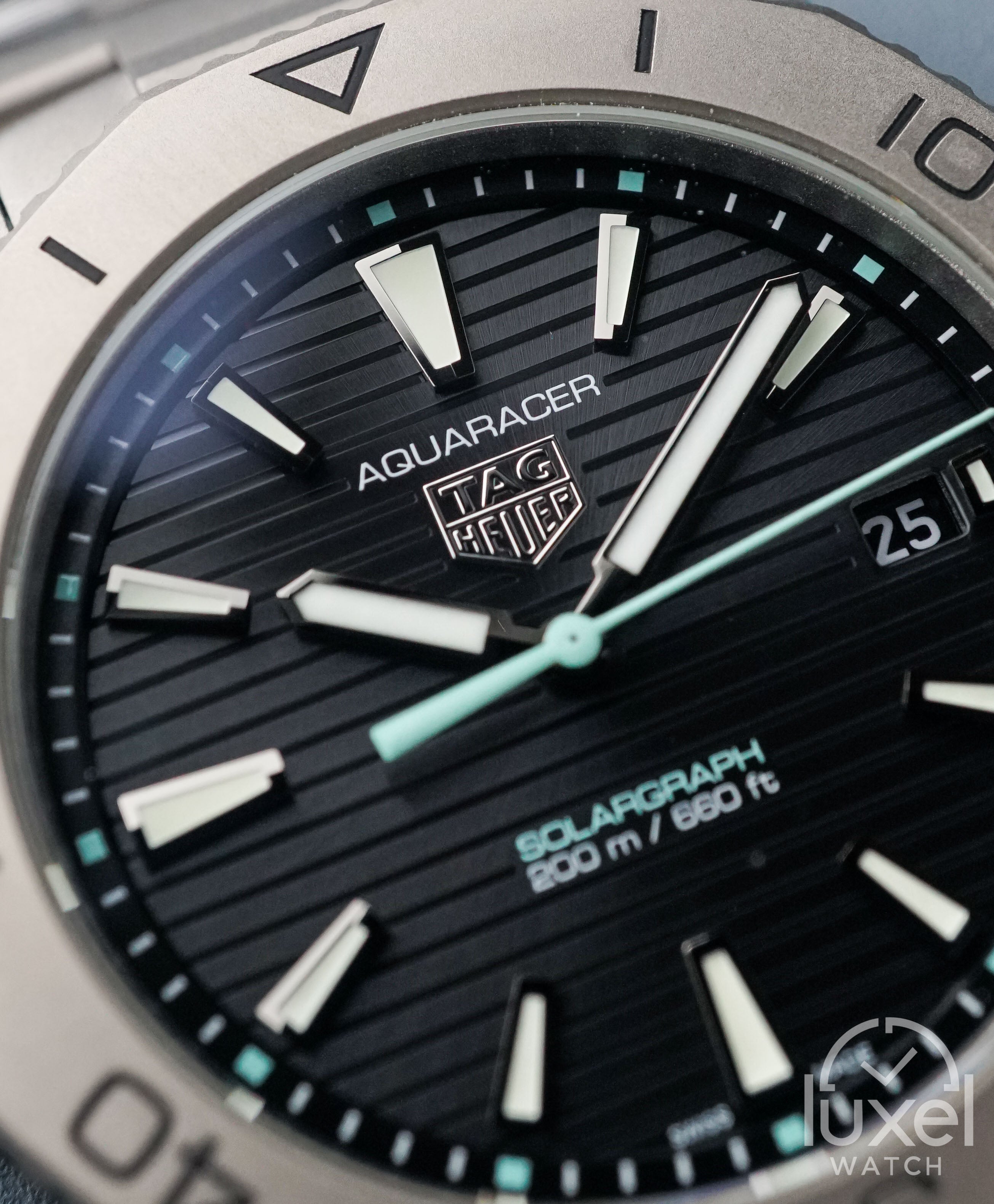 Tag Heuer Aquaracer 200 Solargraph With Black Dial Steel Bracelet WBP1180.BF0000