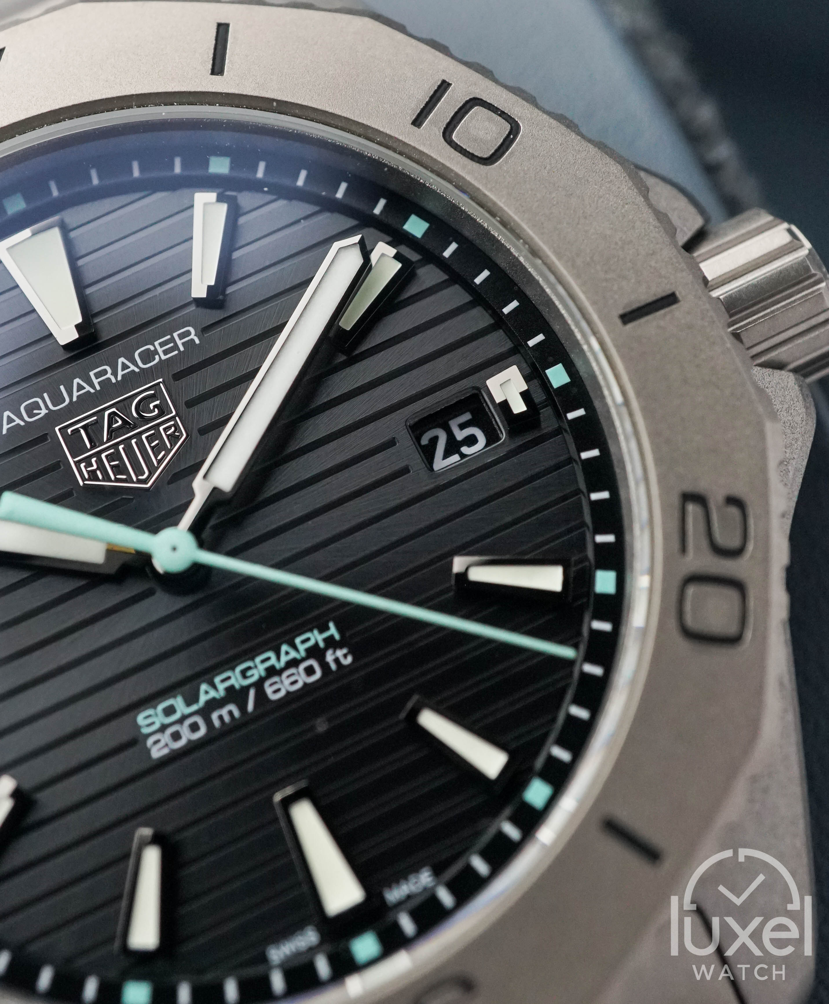 Tag Heuer Aquaracer 200 Solargraph With Black Dial Steel Bracelet WBP1180.BF0000