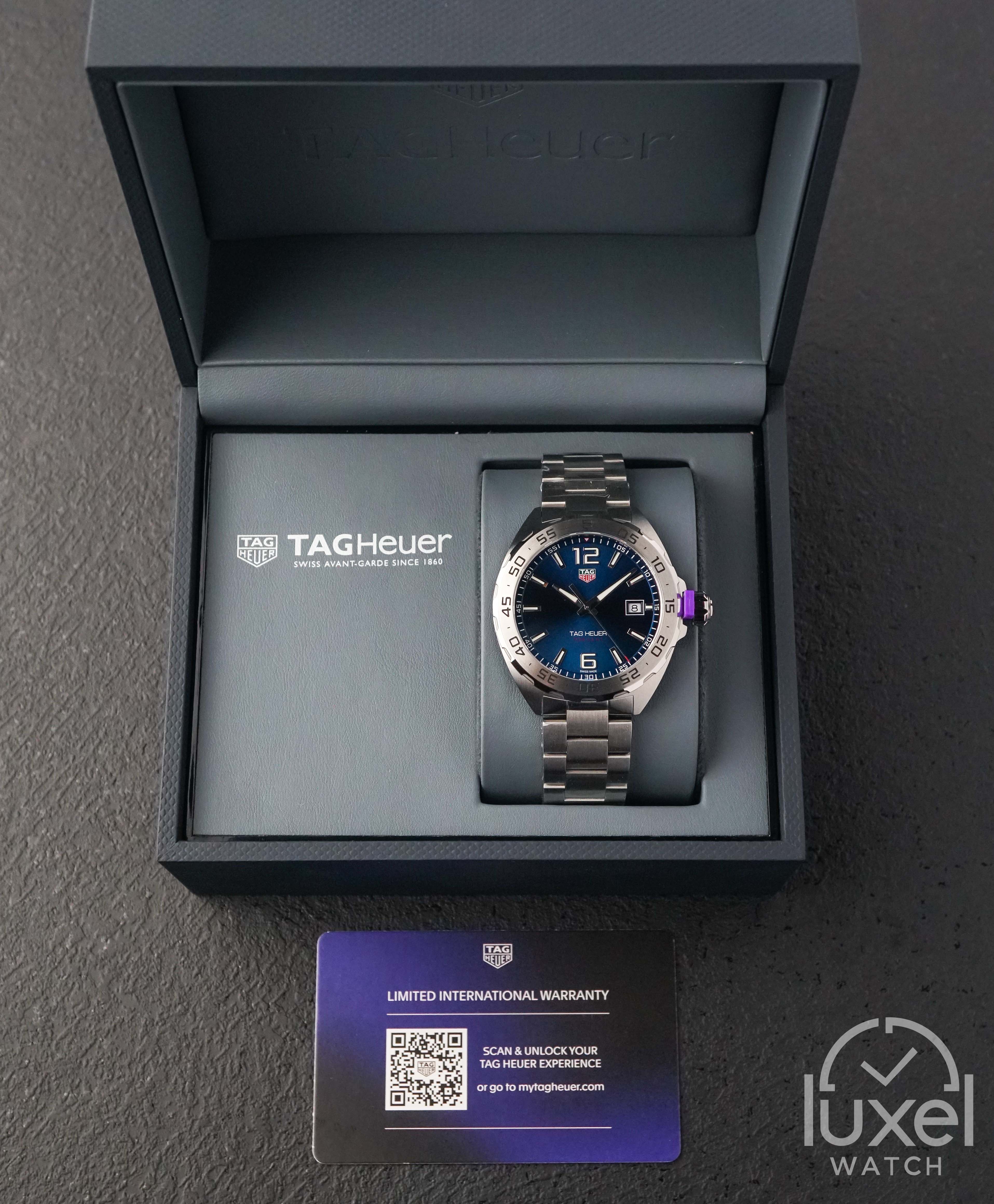 Tag Heuer Formula 1 With Sunray Blue Dial Steel Bracelet WAZ1118.BA0875