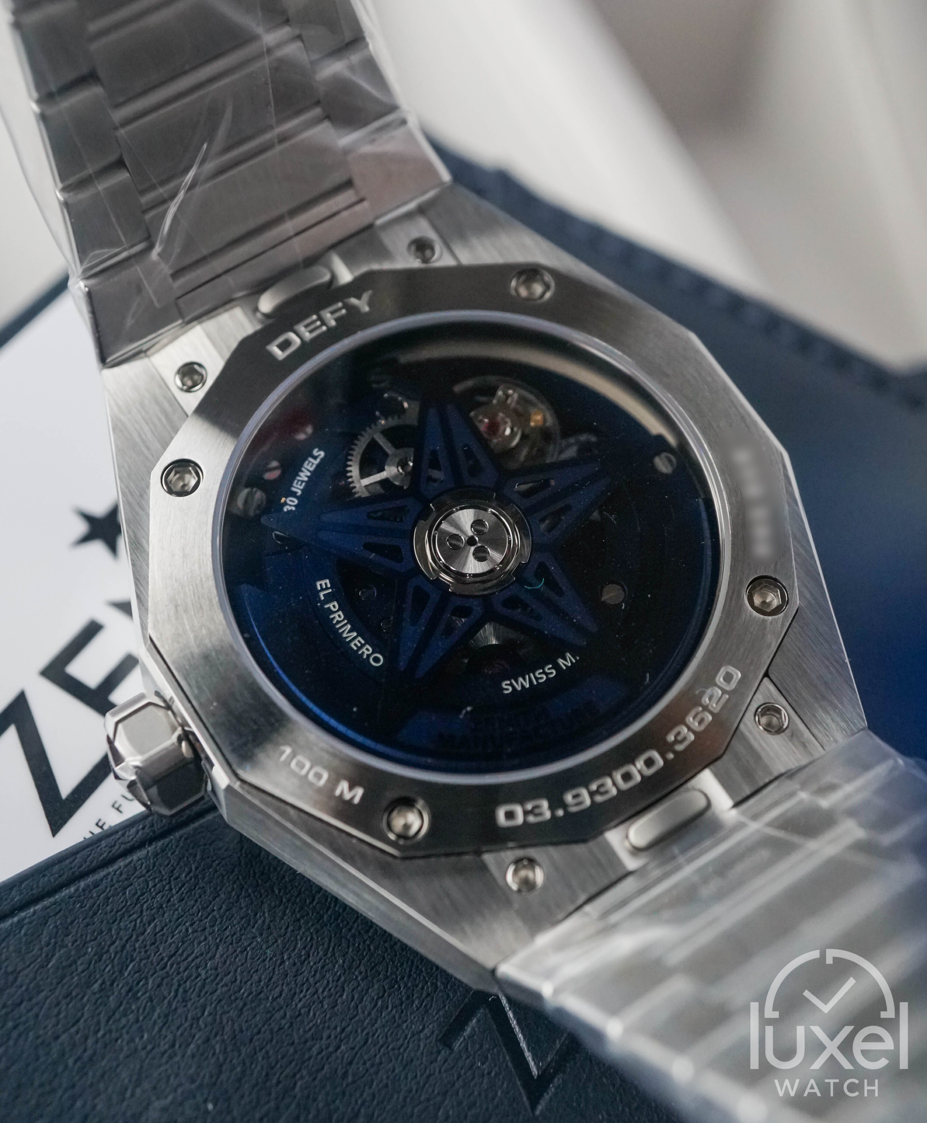 zenith Defy Skyline Skeleton With Blue Skeleton Dial Steel Bracelet 03.9300.3620/79.I001