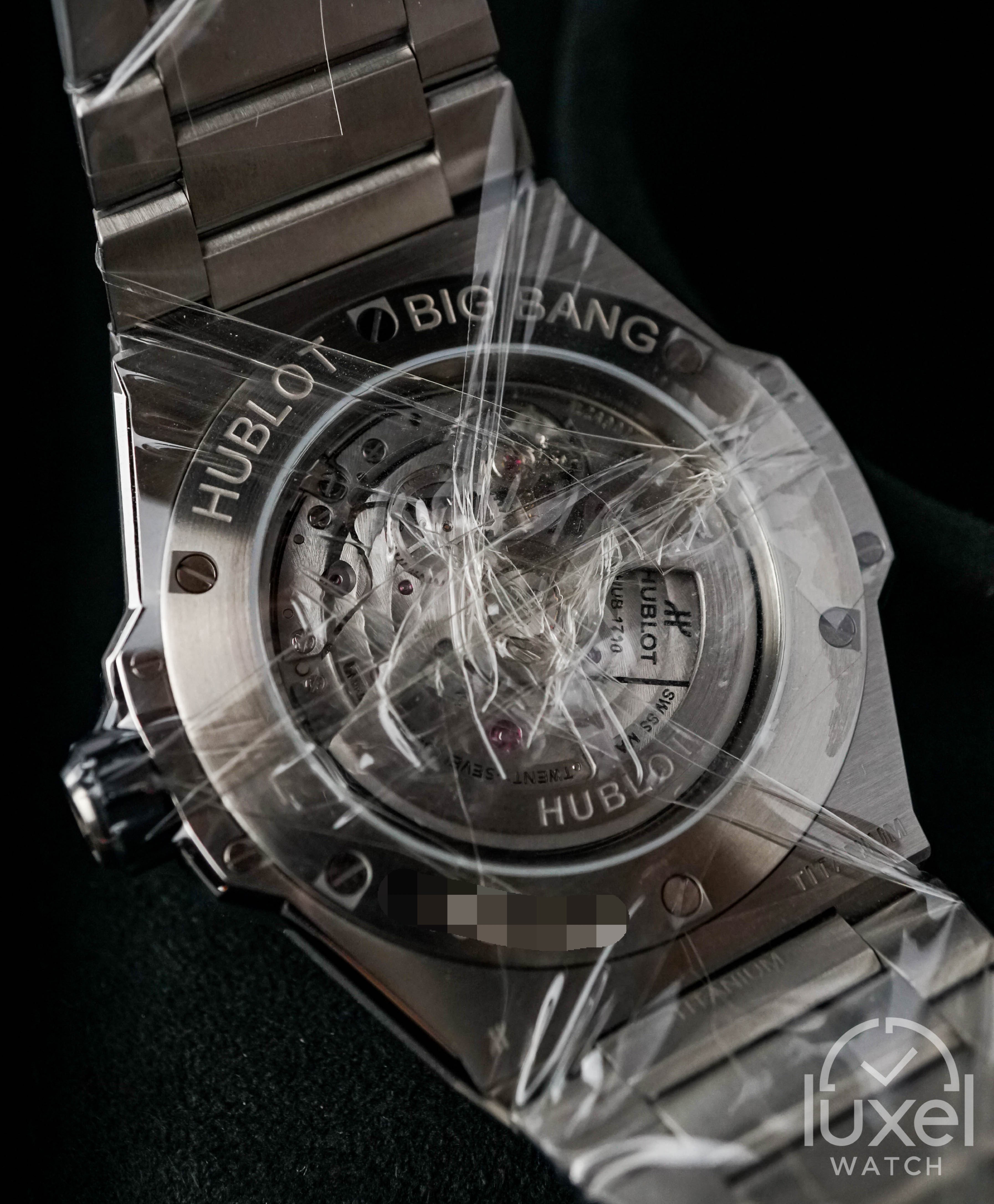 hublot Big Bang Integrated Time Only Titanium With Skeleton dial Steel Bracelet 456.NX.0170.NX